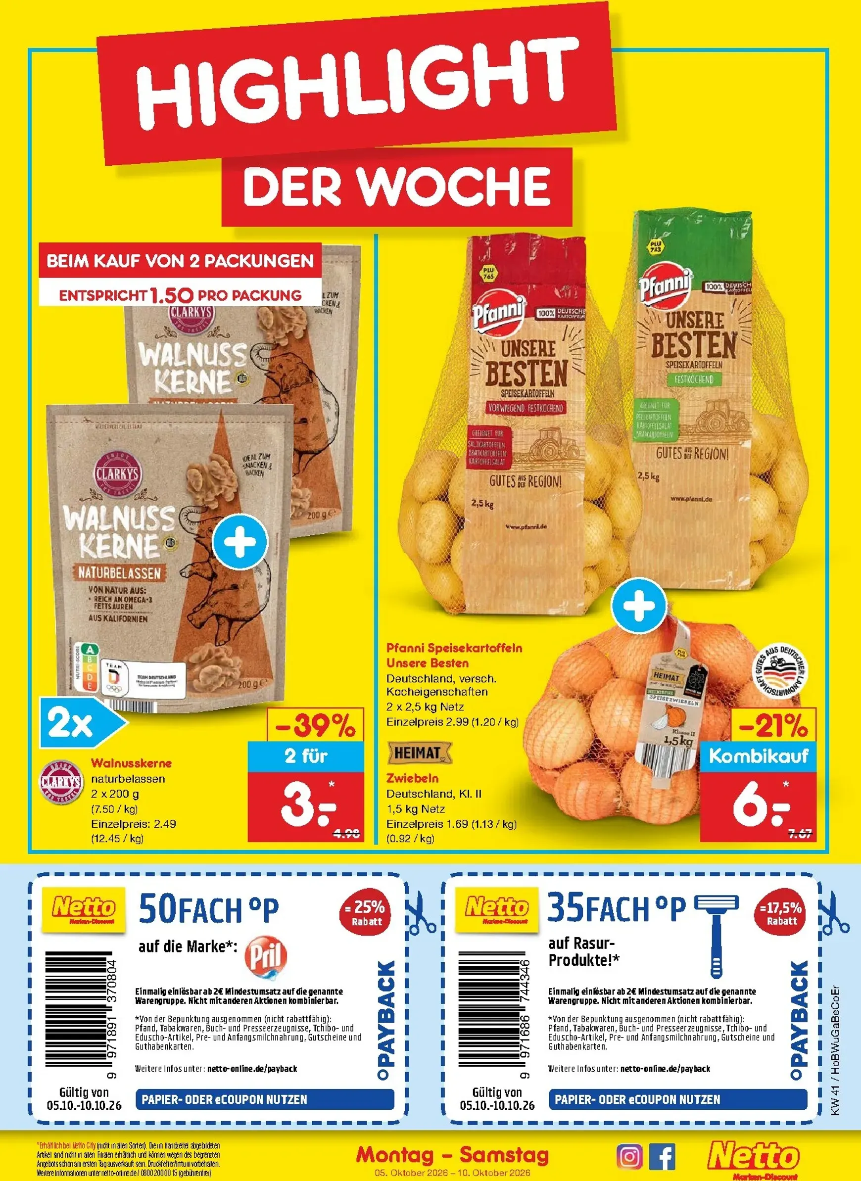 Netto Marken Discount Prospekt – von Montag 05.10.2026 bis Samstag 10.10.2026 von 5. Oktober bis 10. Oktober 2026 - Prospekt seite 3