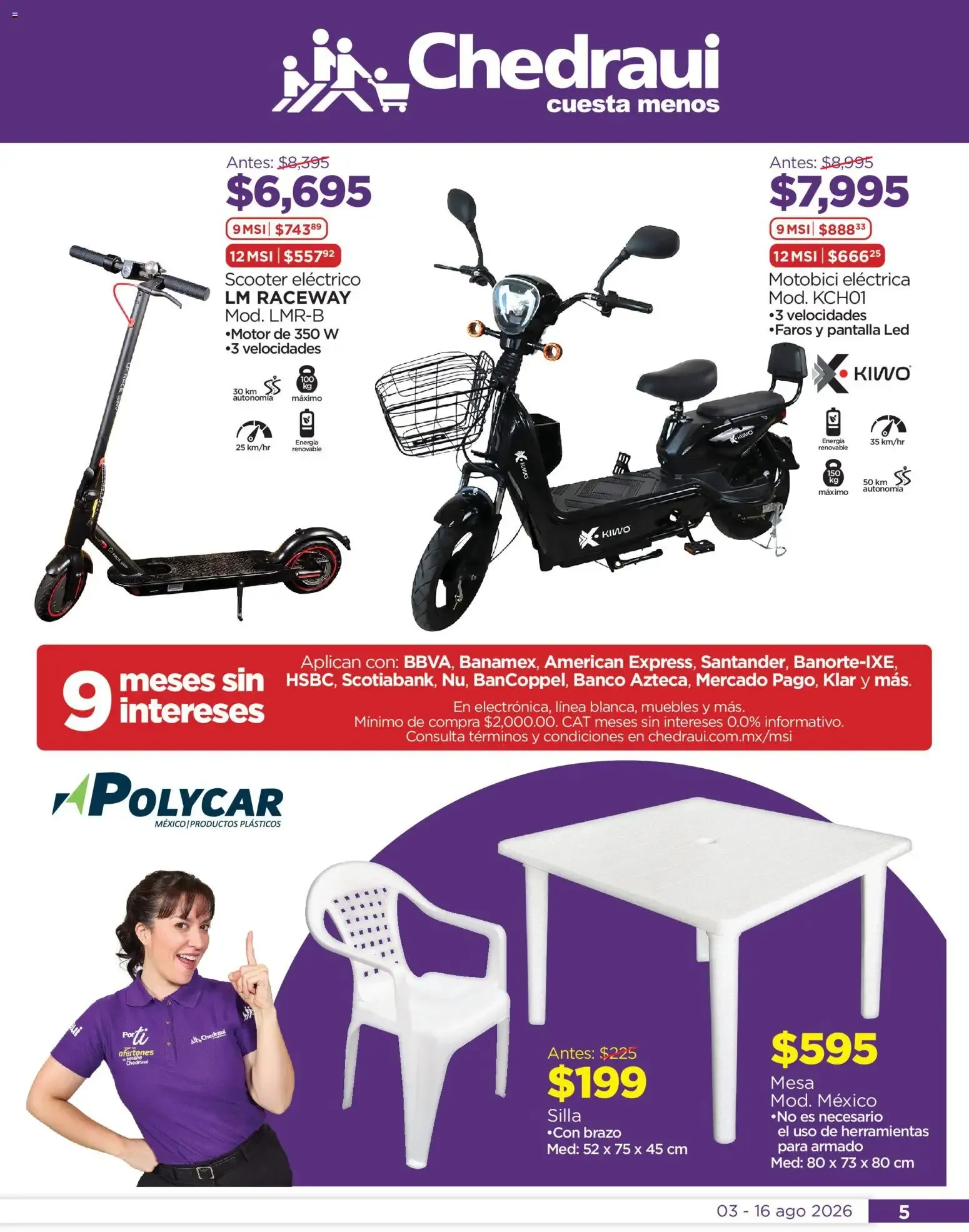 Catálogo de Chedraui folleto Por Ti ofertones (03/08/2026 - 16/08/2026) - catálogo en línea 3 de agosto al 16 de agosto 2026 - Pagina 5