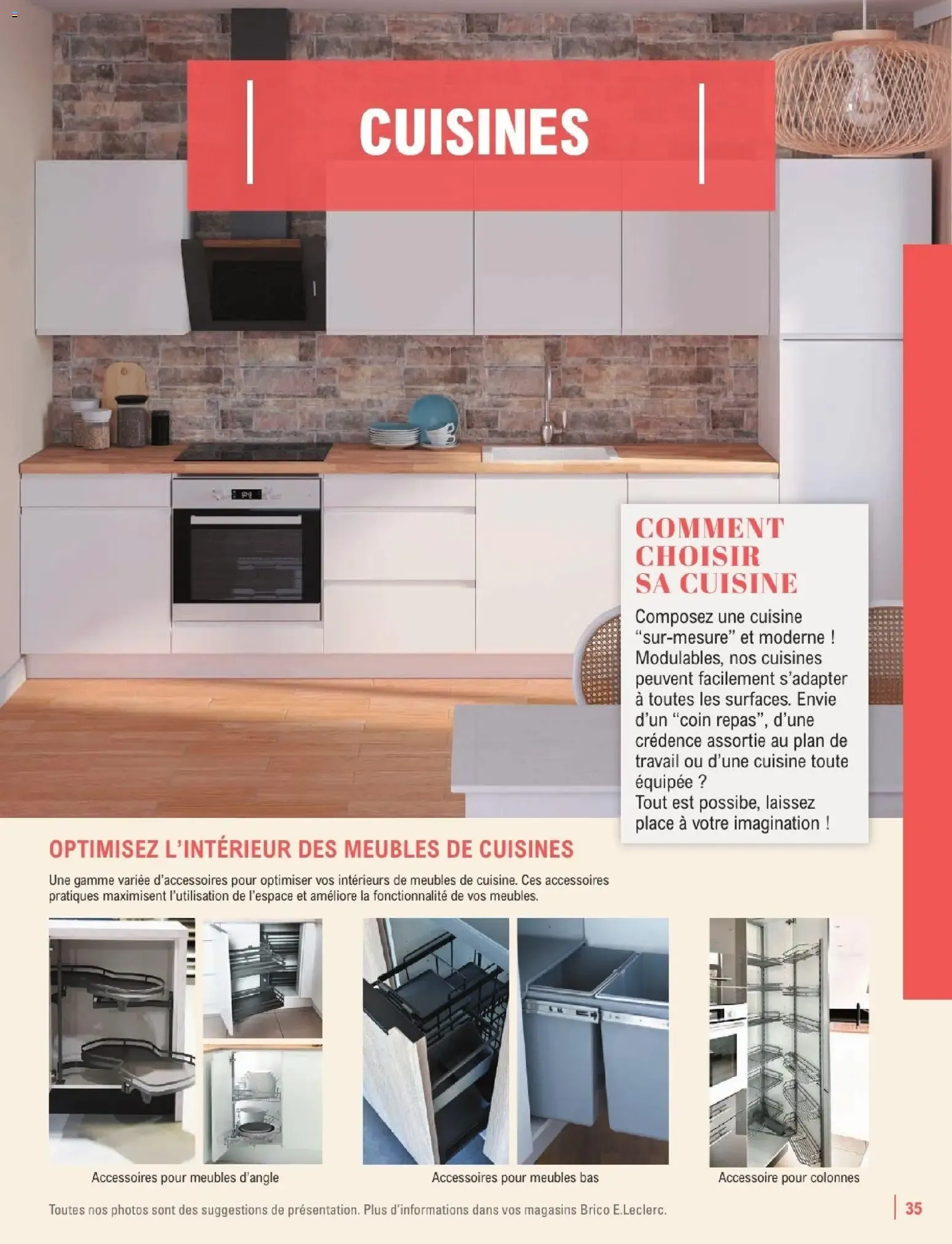 Brico E.Leclerc - Guide aménagement intérieur à partir du 06/01/2026 - promo en ligne du 6 janvier au 7 février 2026 - Catalogue page 35