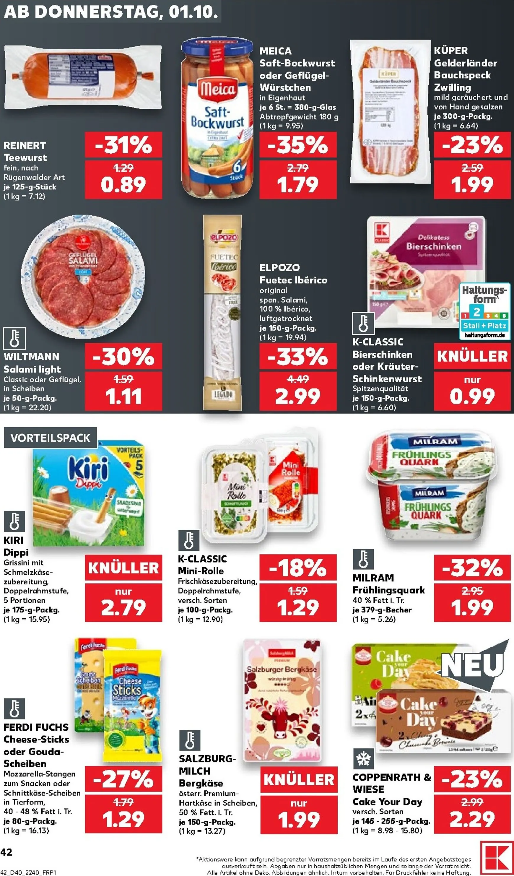 Neuer Kaufland Prospekt – von Donnerstag 01.10.2026 bis Mittwoch 07.10.2026 von 1. Oktober bis 7. Oktober 2026 - Prospekt seite 43