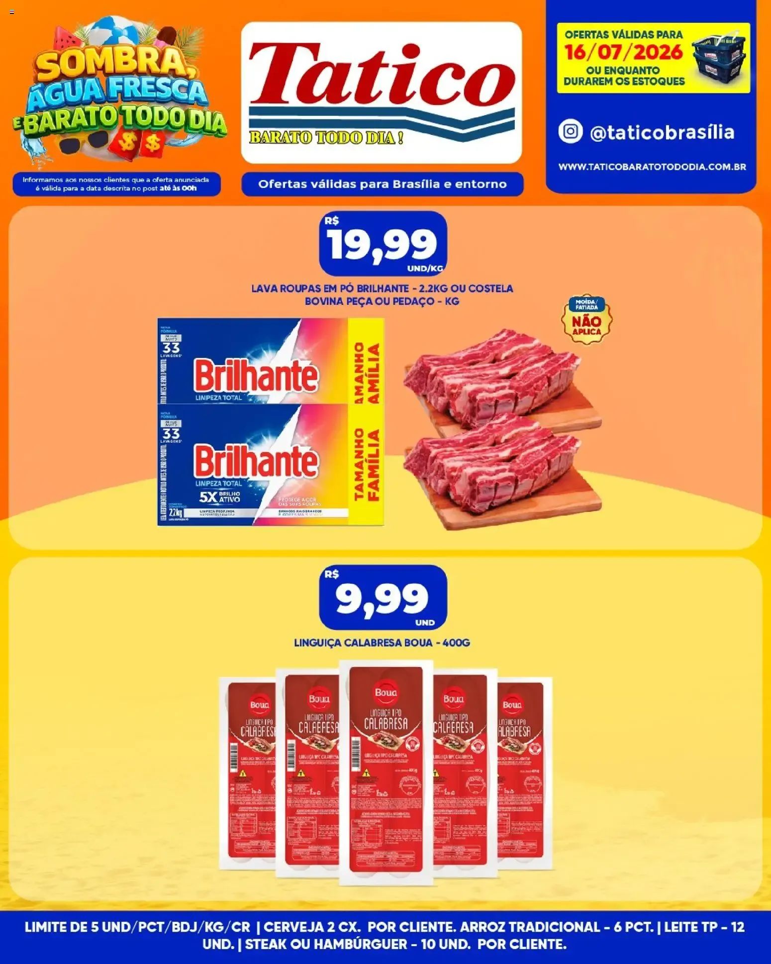 Encarte de Tatico ofertas do Dia de 16/07/2026 | Promoções Online 16 de julho até 16 de julho 2026 - Pagina 10