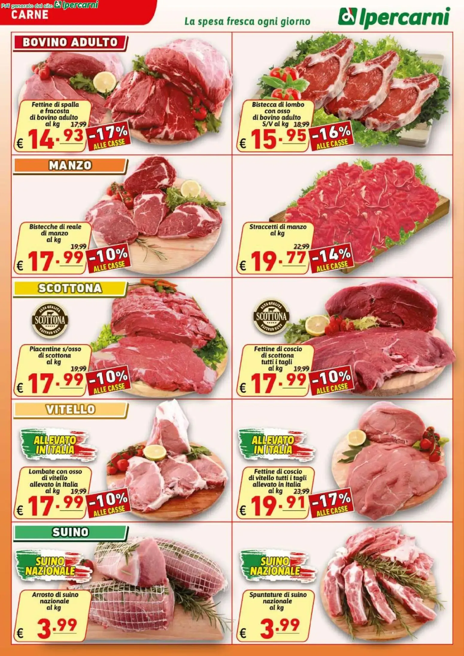 Ipercarni volantino dal 10/06/2026 - online Offerte da 10 giugno a 18 giugno di 2026 - Pagina del volantino 2