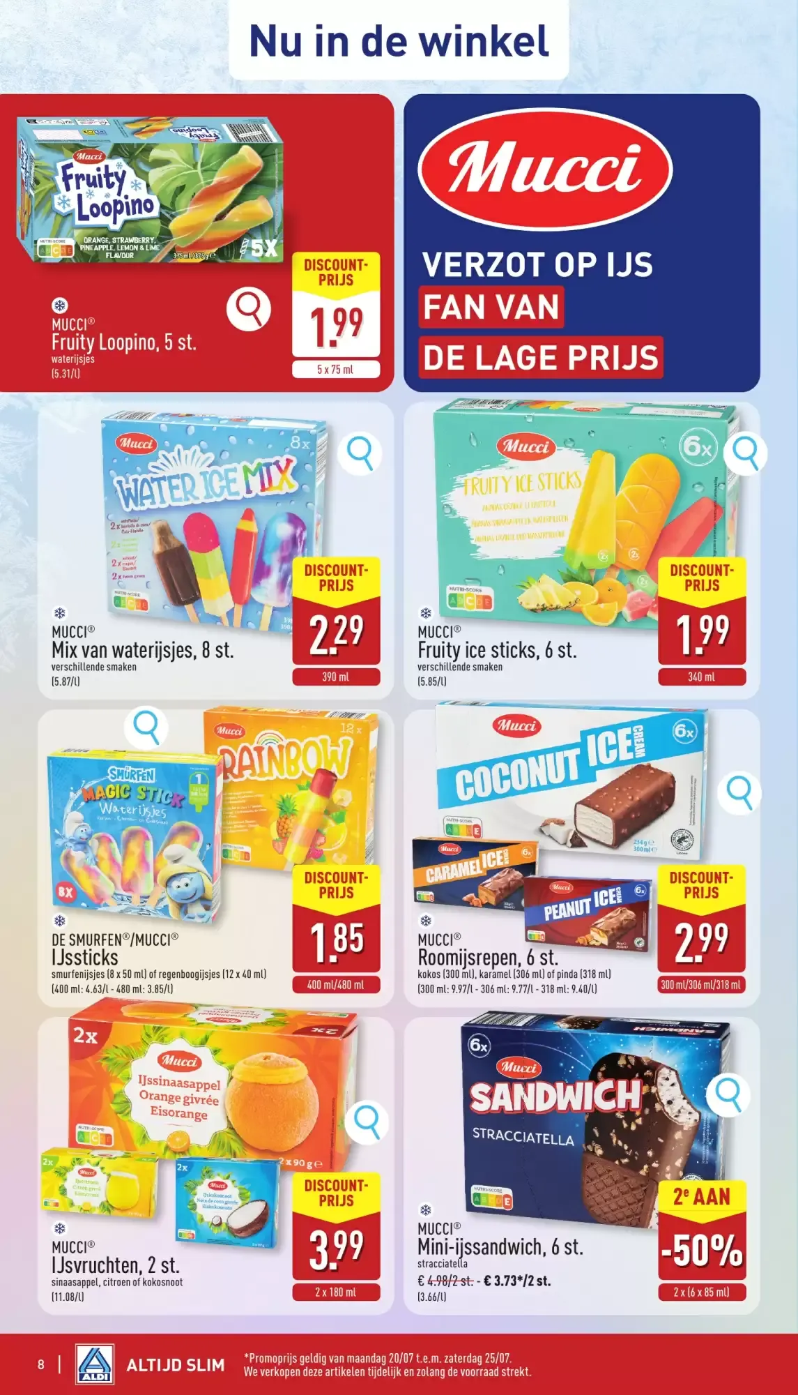 Aldi folder van 20/07 t.e.m. 25/07 van 20 juli tot 25 juli 2026 - folder pagina 8
