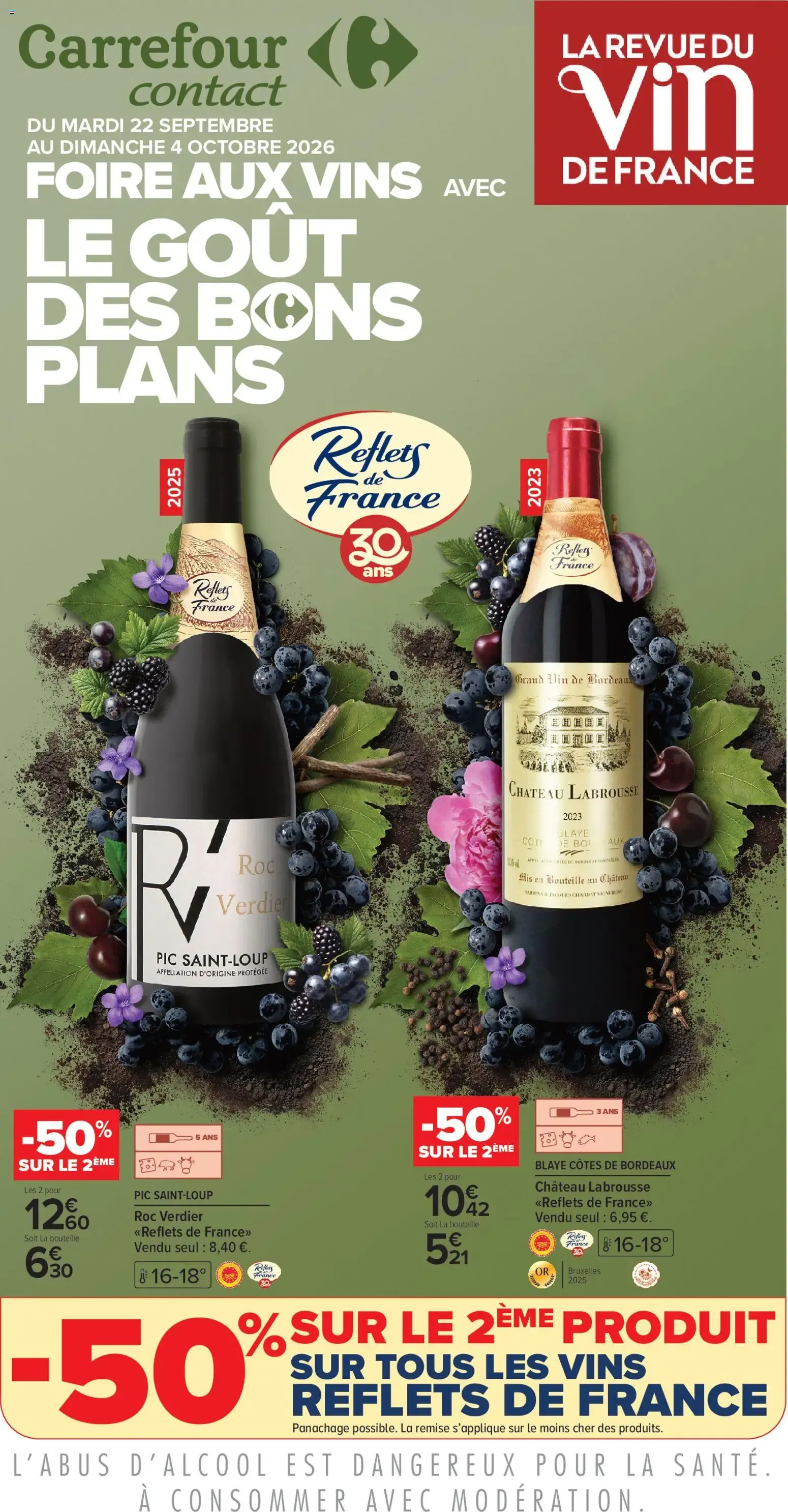 Carrefour contact Foire aux Vins: Le goût des bons plans