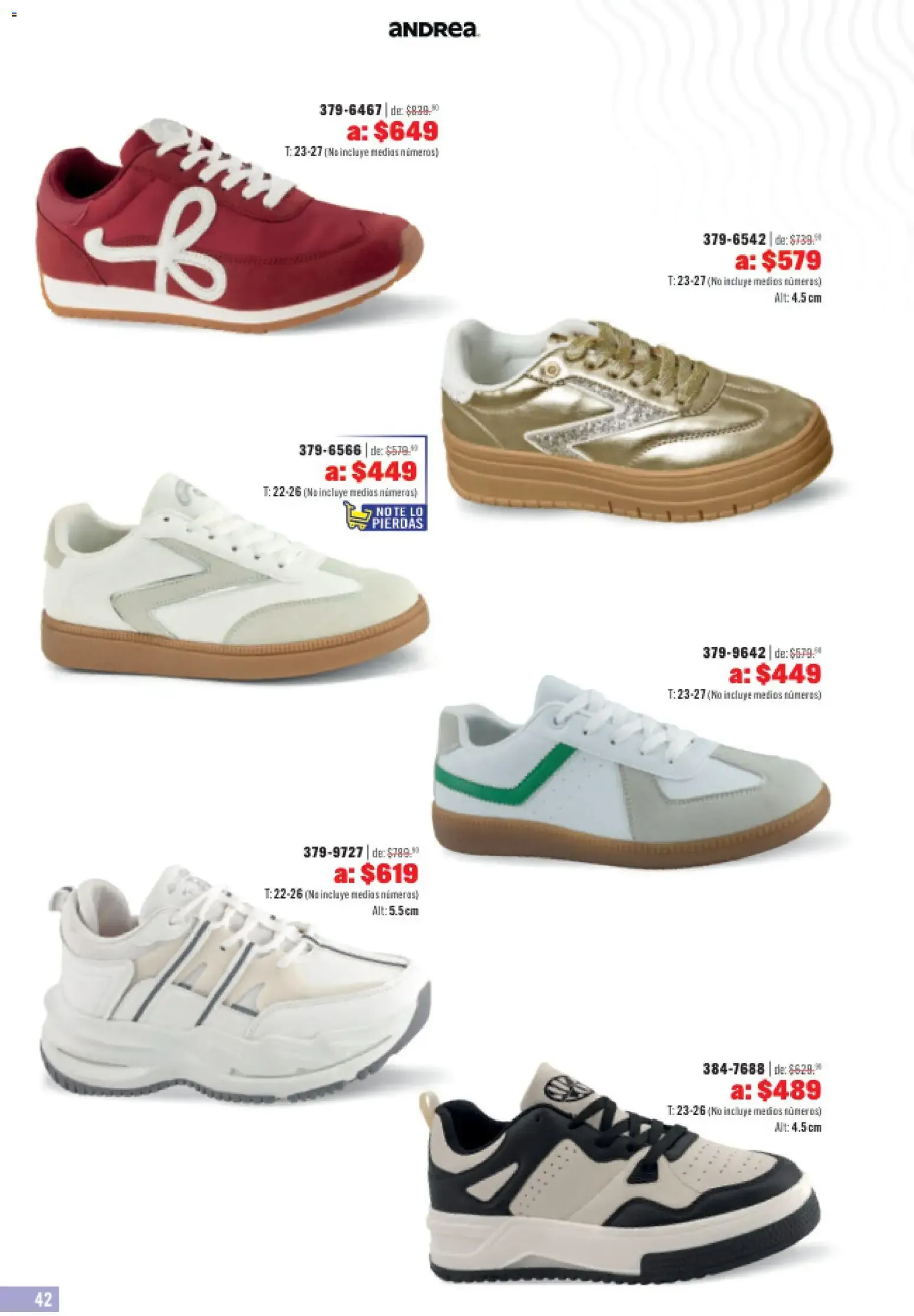 Catálogo de Andrea + Outlet Liquidación Primavera 31 de mayo al 25 de julio 2026 - Pagina 42