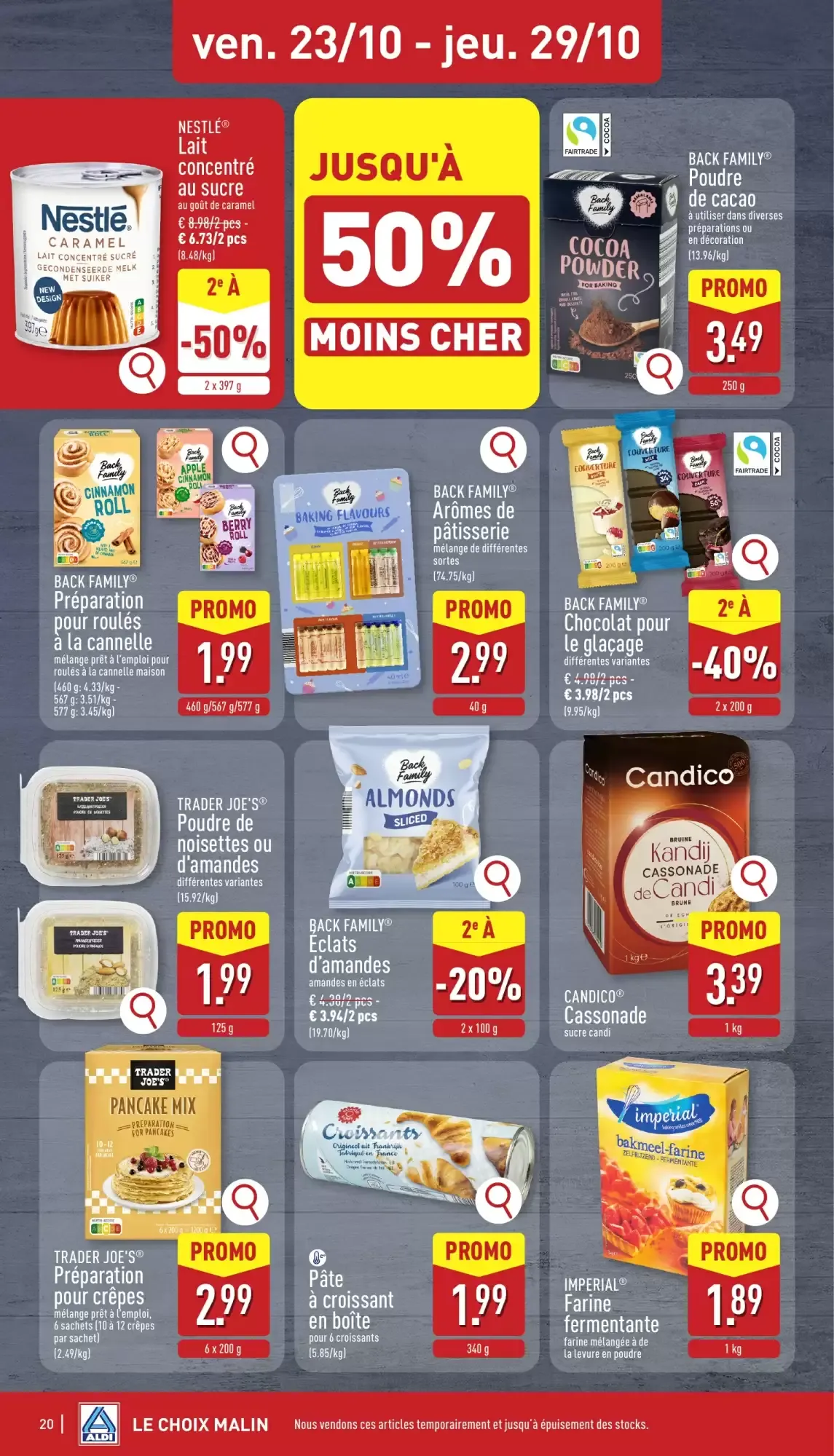 Dépliant ALDI du 19 au 24 Octobre van 19 oktober tot 24 oktober 2026 - folder pagina 20