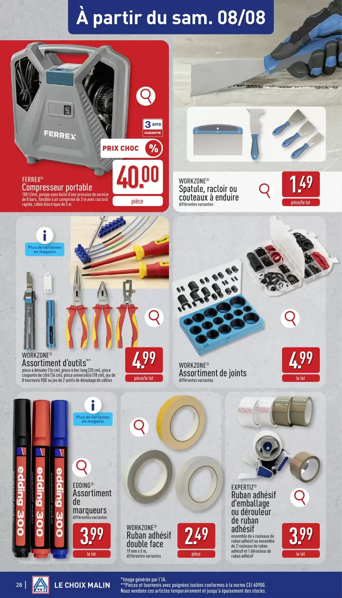 ALDI Dépliant du lun. 03/08 au sam. 08/08 inclus van 3 augustus tot 8 augustus 2026 - folder pagina 28