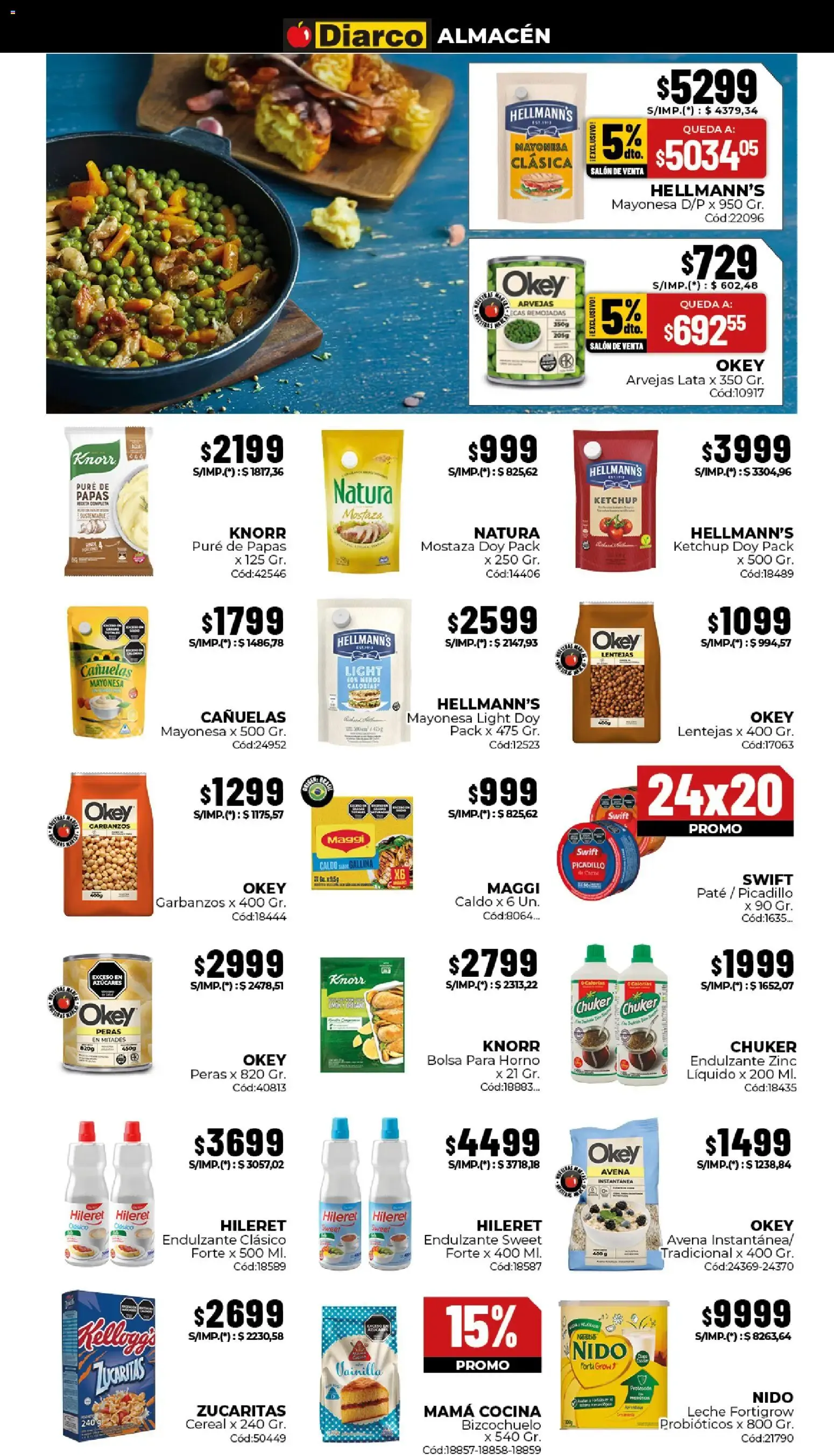 Ofertas de Diarco: ¡TODOS PUEDEN COMPRAR POR UNIDAD O CANTIDAD! 29 de junio al 3 de julio 2026 - Página 3 del catálogo