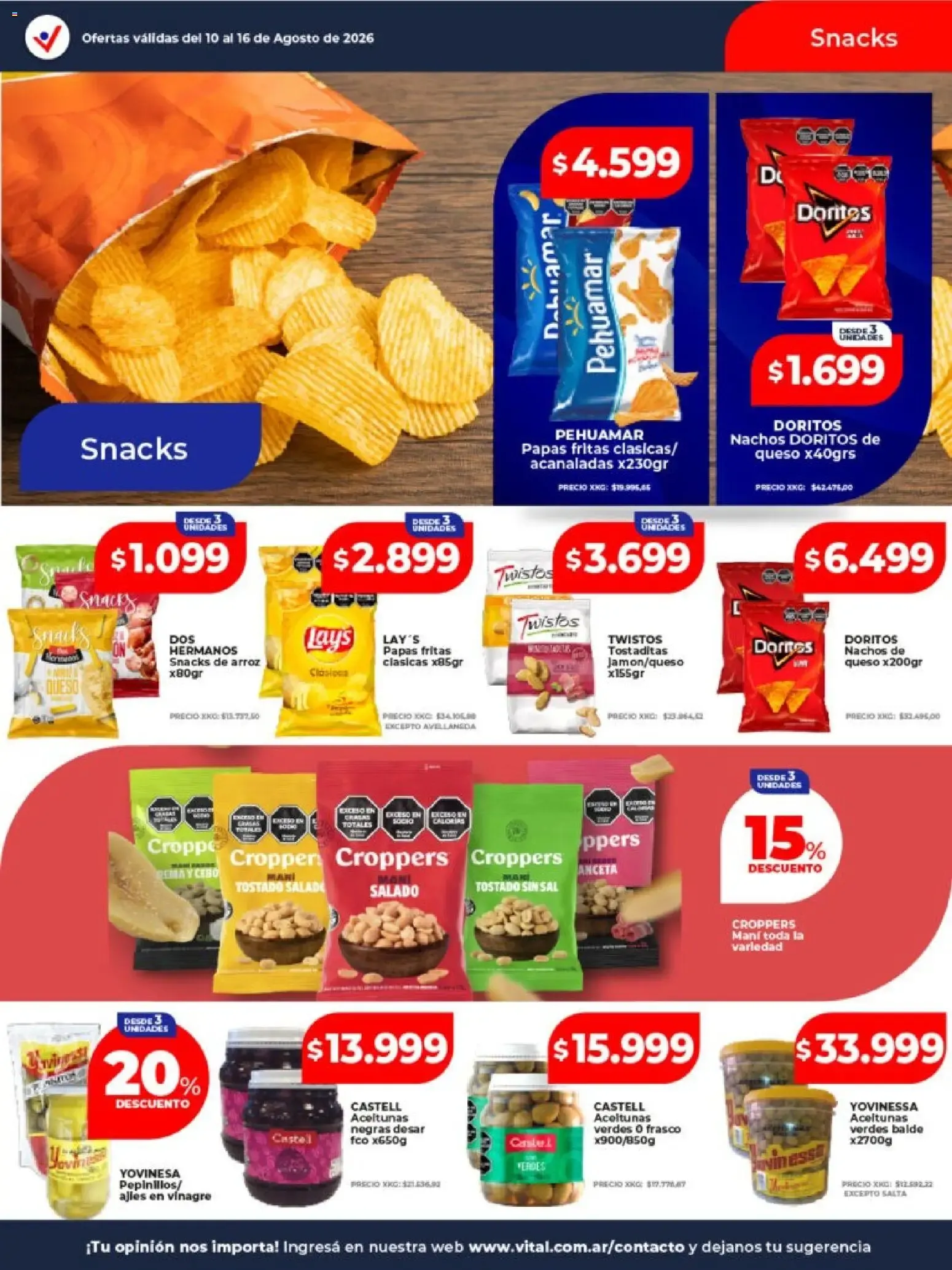 Ofertas de Vital - Ofertas San Justo || del 10/08/2026 - 16/08/2026 || Catálogo 10 de agosto al 16 de agosto 2026 - Página 25 del catálogo