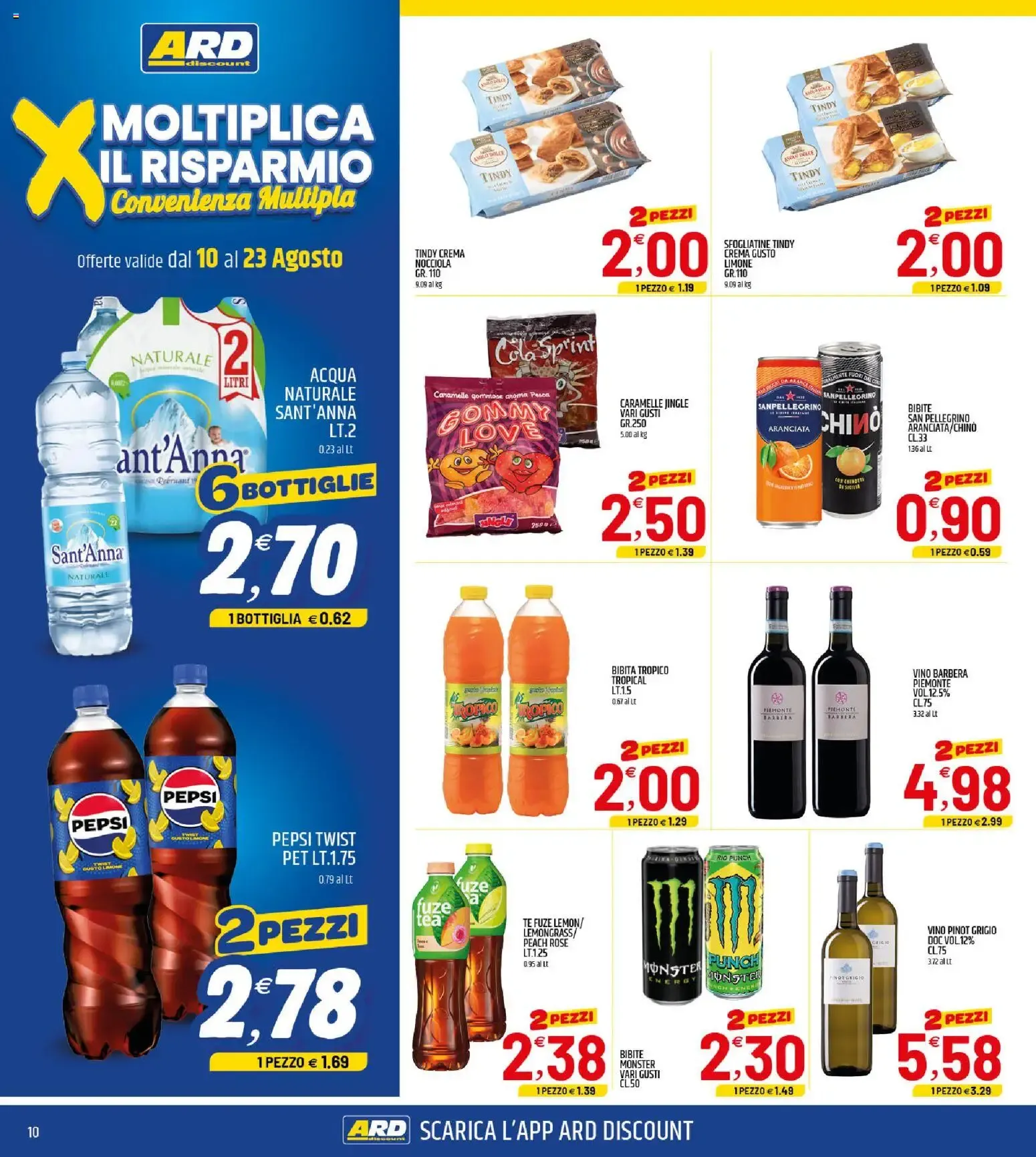 Nuovo ARD Discount volantino dal 10/08/2026 > offerte anteprima 🛍️ da 10 agosto a 23 agosto di 2026 - Pagina del volantino 10