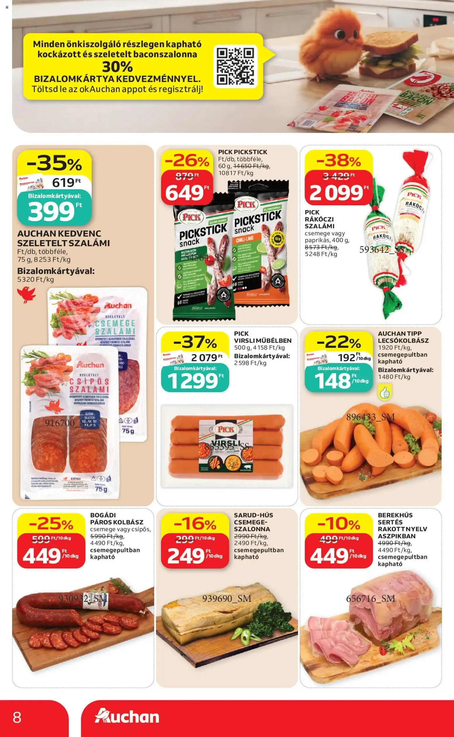 Katalógus Auchan akciós újság - 2026.06.18. -tól/töl > akció, lapozható szórólap 🛍️ június 18.-tól június 24.-ig 2026. - Oldal 8