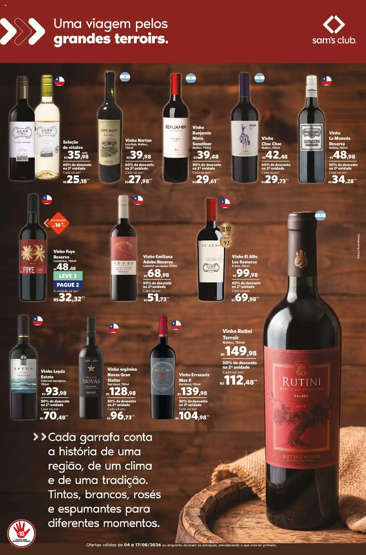 Encarte de Sam's Club ofertas Free Shop de 04/08/2026 | Promoções Online 4 de agosto até 17 de agosto 2026 - Pagina 6