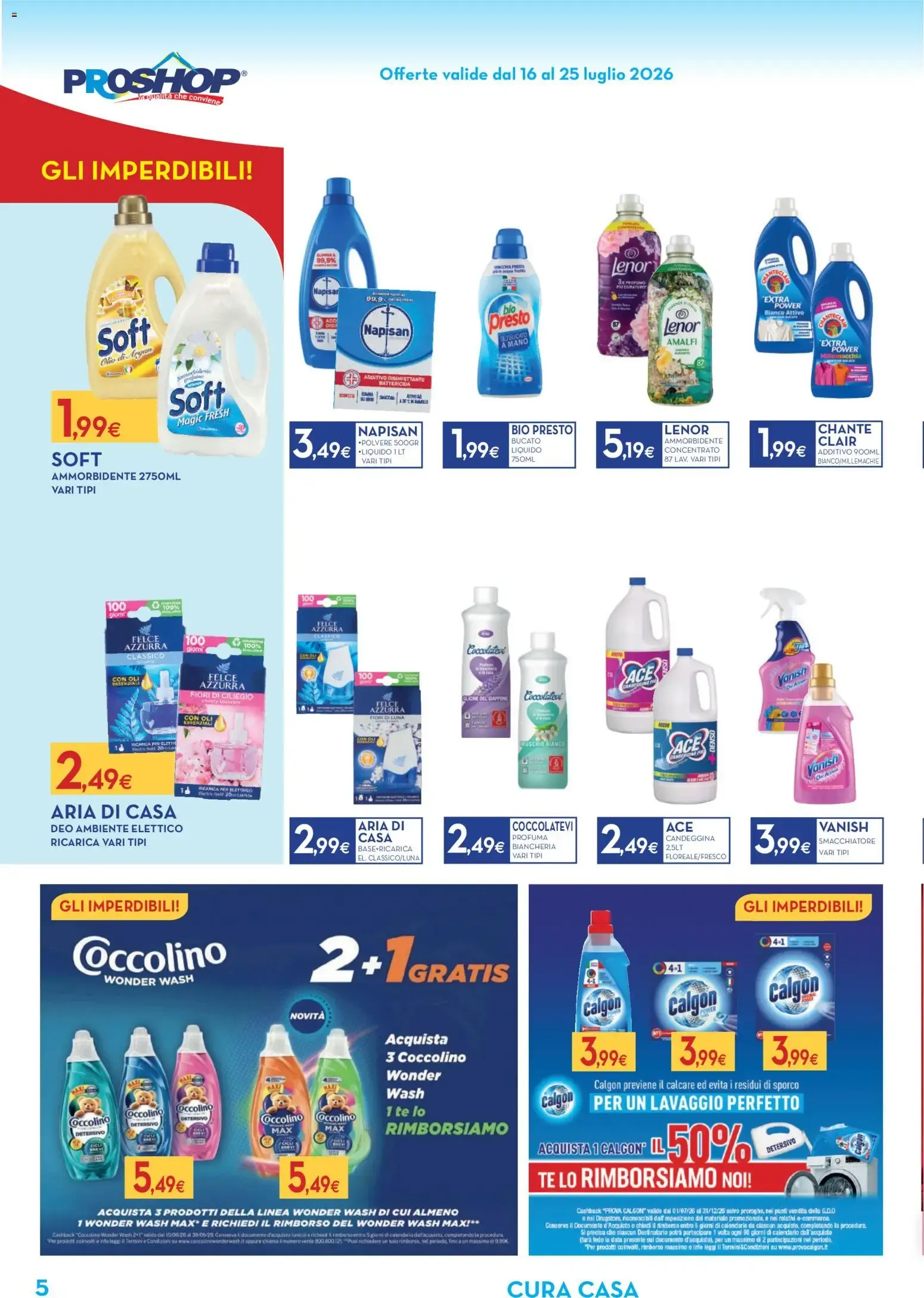 PROSHOP - Appuntamento con la Convenienza da 16 luglio a 25 luglio di 2026 - Pagina del volantino 5