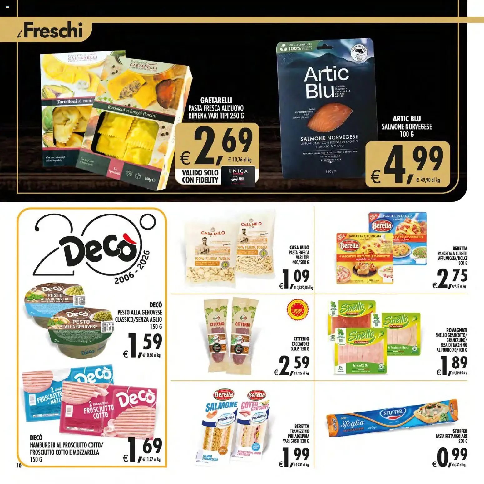 Nuovo Decò volantino Gourmet Sicilia dal 01/09/2026 > offerte anteprima 🛍️ da 1 settembre a 10 settembre di 2026 - Pagina del volantino 10