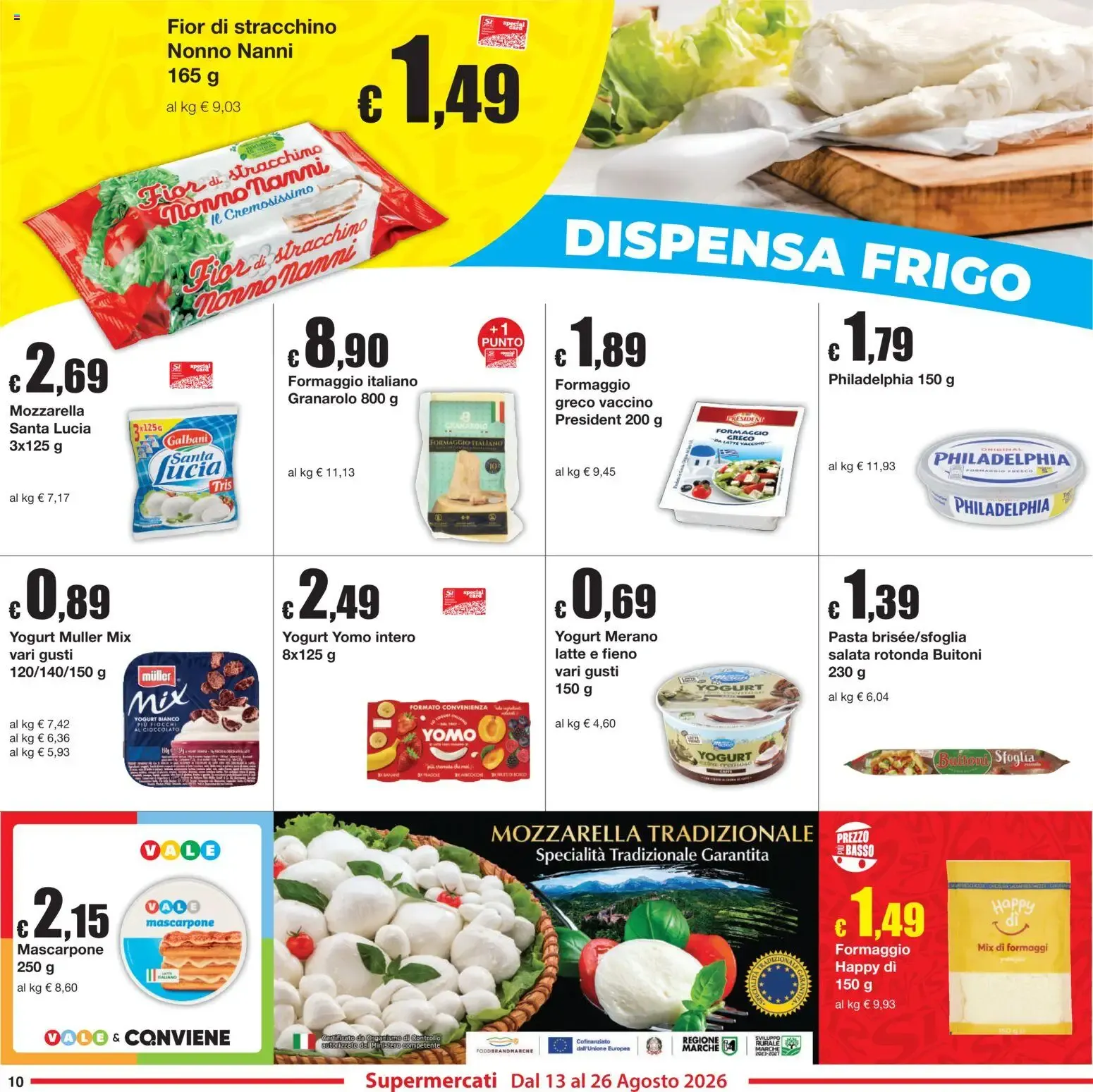 Sì con Te volantino dal 13/08/2026 - online Offerte da 13 agosto a 26 agosto di 2026 - Pagina del volantino 10