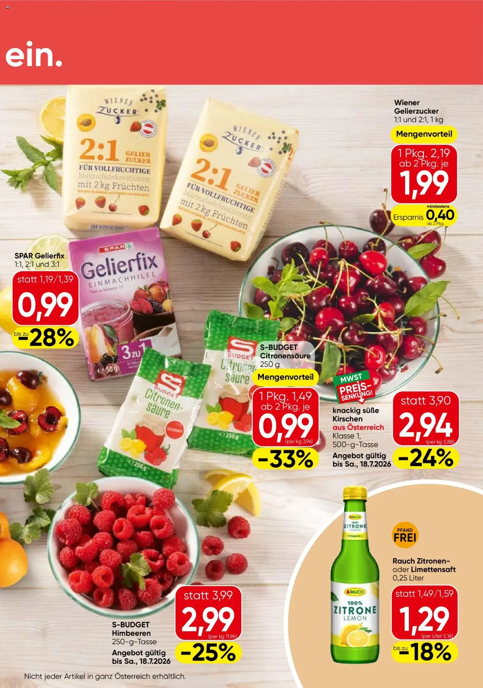 Eurospar Flugblatt von 16.07.2026 - Aktuelle Angebote von 16. Juli bis 29. Juli 2026 - Flugblätt seite  7