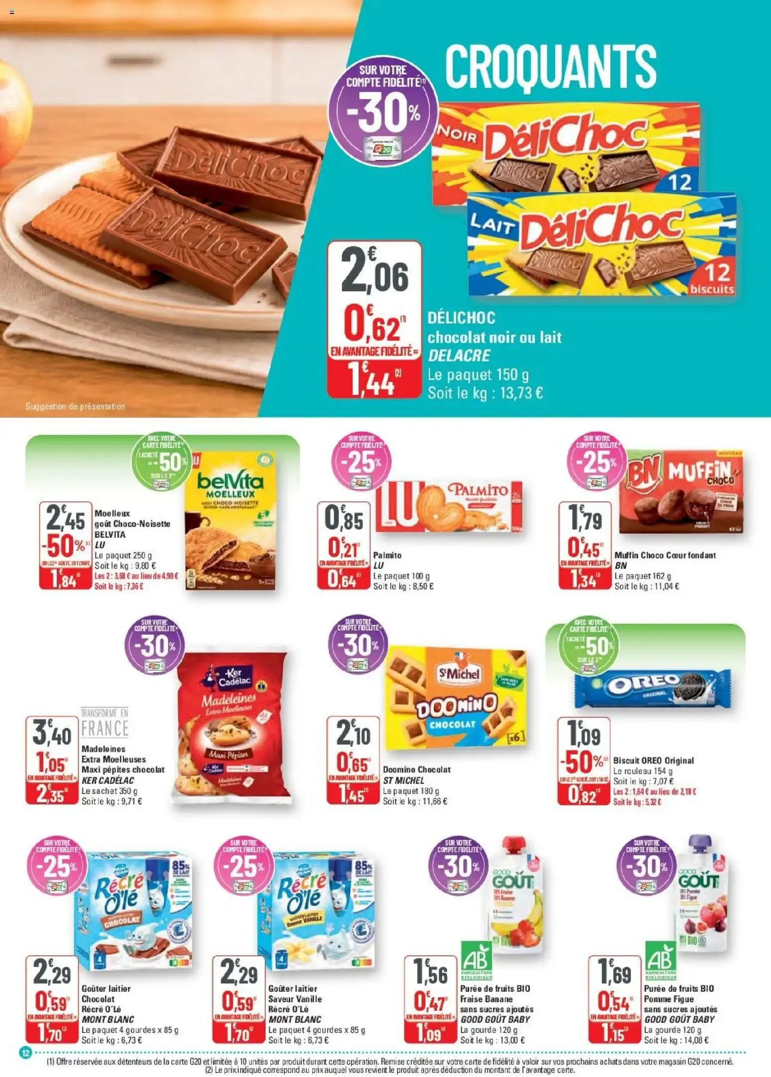 G20 Supermarchés catalogue à partir du 23/09/2026 - promo en ligne du 23 septembre au 4 octobre 2026 - Catalogue page 12