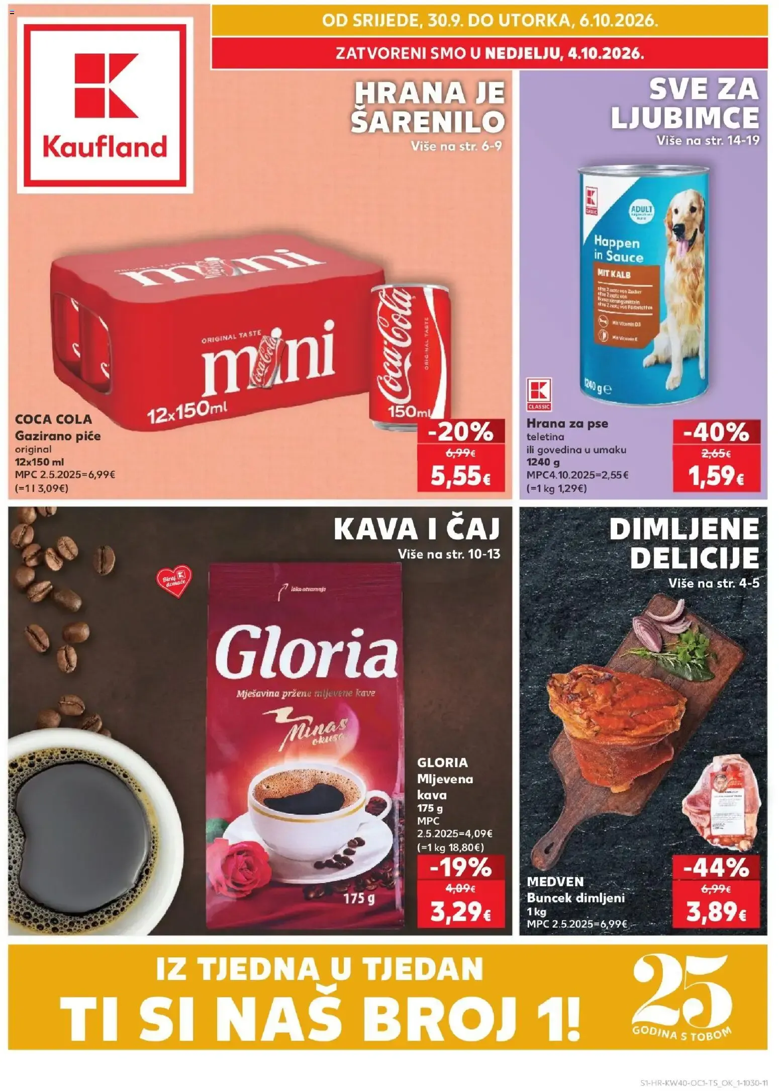 Katalog Kaufland Katalog novi od 30.09.2026 na listanje > letak digitalni od 30. rujna do 6. listopada 2026. - Pregled Stranica 1