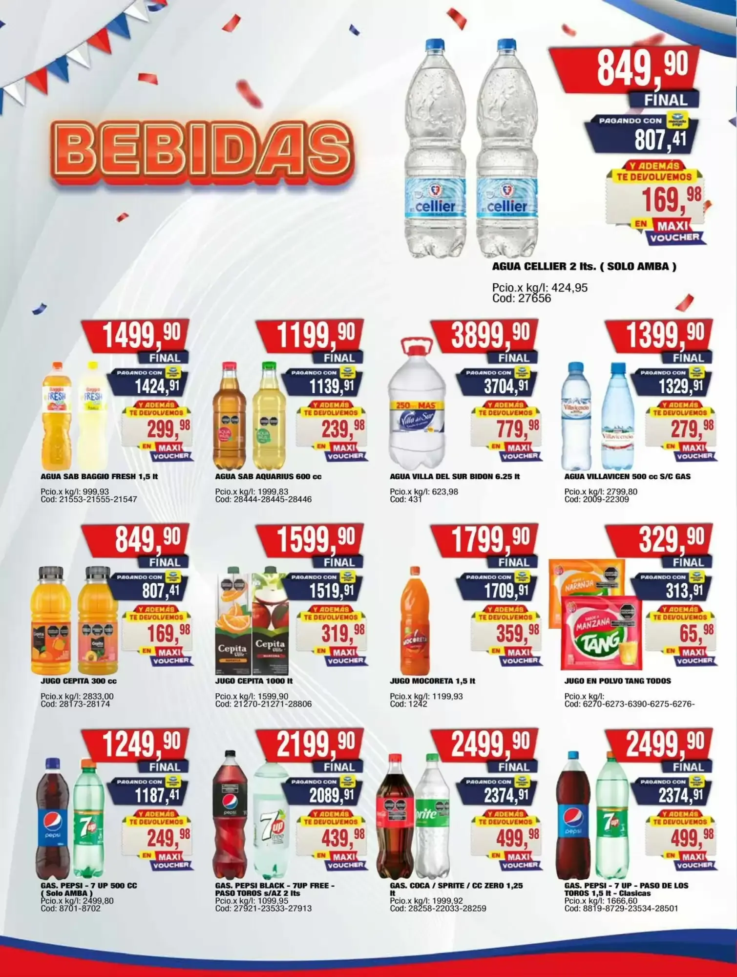 Ofertas de SUPERMERCADO MAYORISTA MAXICONSUMO 3 de agosto al 9 de agosto 2026 - Página 20 del catálogo