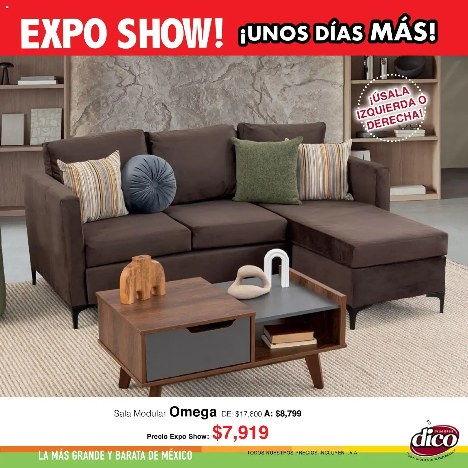 Catálogo de Muebles Dico catálogo Expo show (23/09/2026 - 30/09/2026) - catálogo en línea 23 de septiembre al 30 de septiembre 2026 - Pagina 3