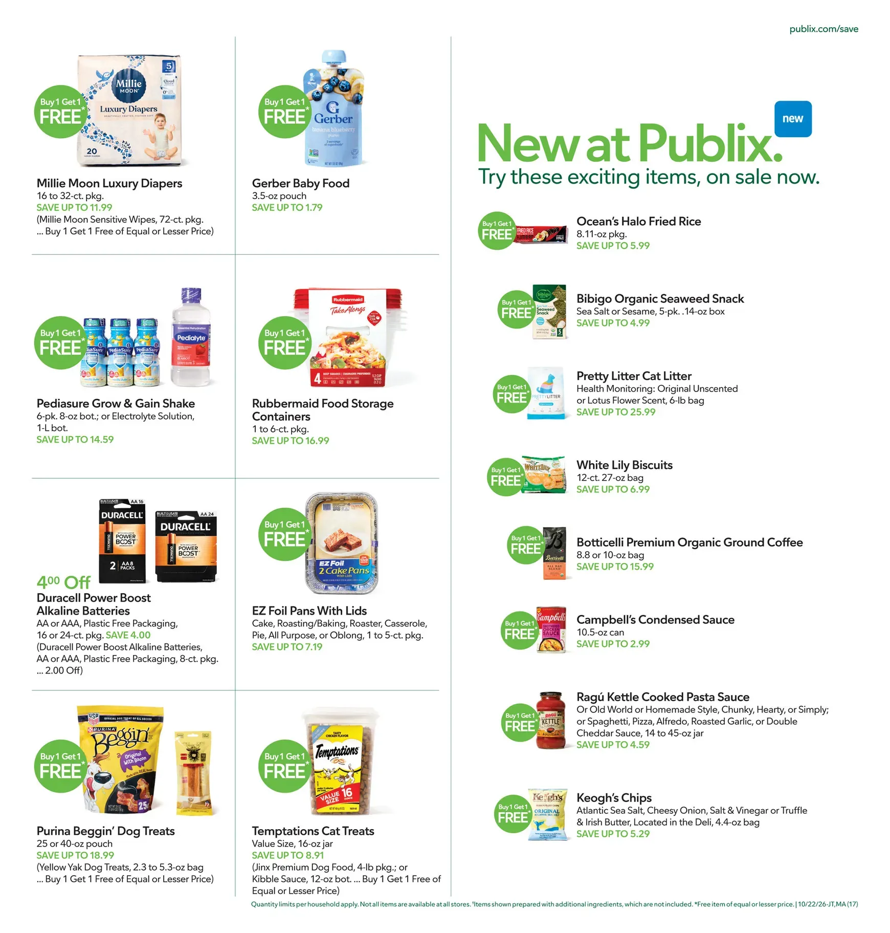 Weekly promotion Future Publix flyer valid from Thursday 10/22/2026 to Wednesday 10/28/2026 spanning from October 22 to October 28 2026 - Page 17 for Catalogue 365