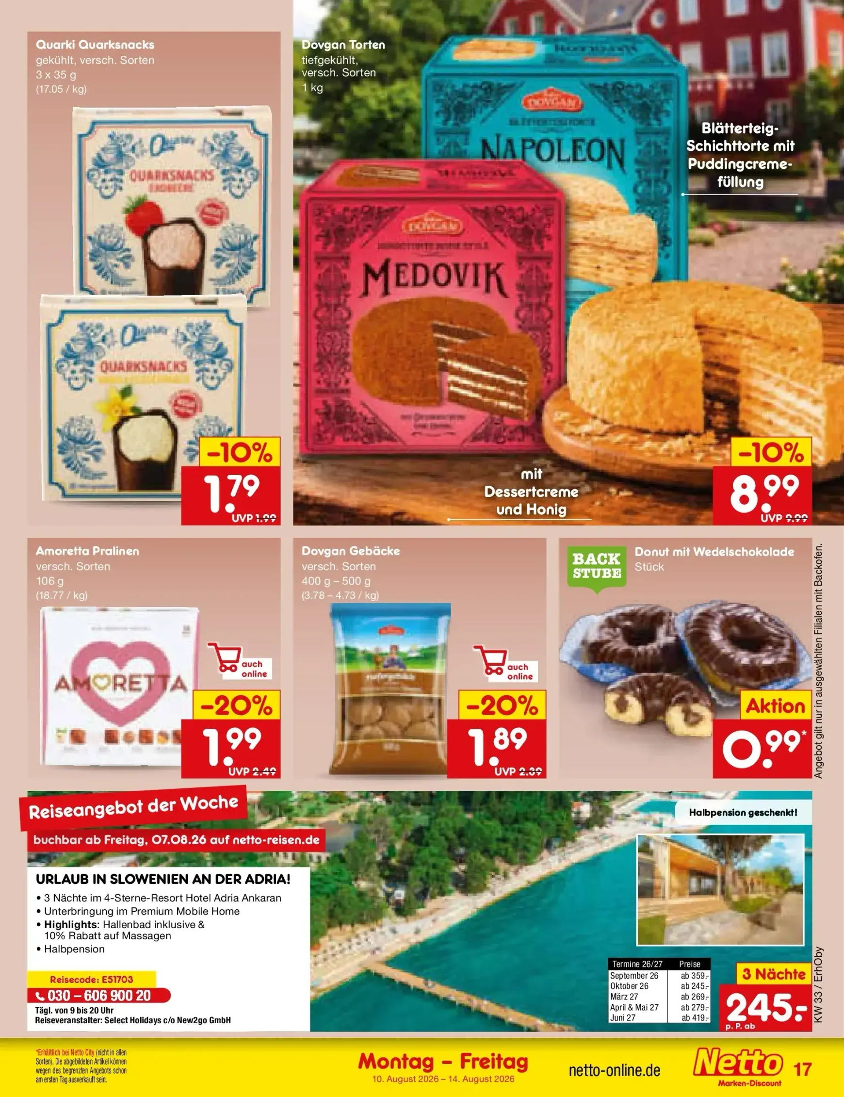 Netto Marken Discount Prospekt nächste Woche – von Montag 10.08.2026 bis Freitag 14.08.2026 von 10. August bis 14. August 2026 - Prospekt seite 22