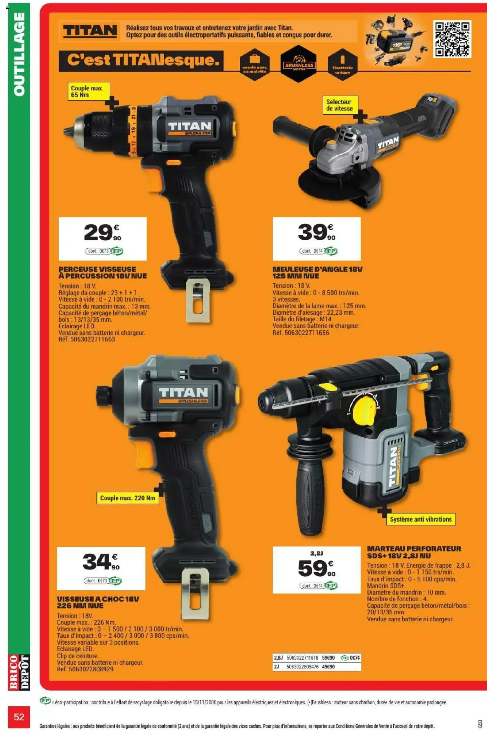 L'OFFICIEL DU BRICOLAGE - Automne du 17 septembre au 1 octobre 2026 - Catalogue page 52