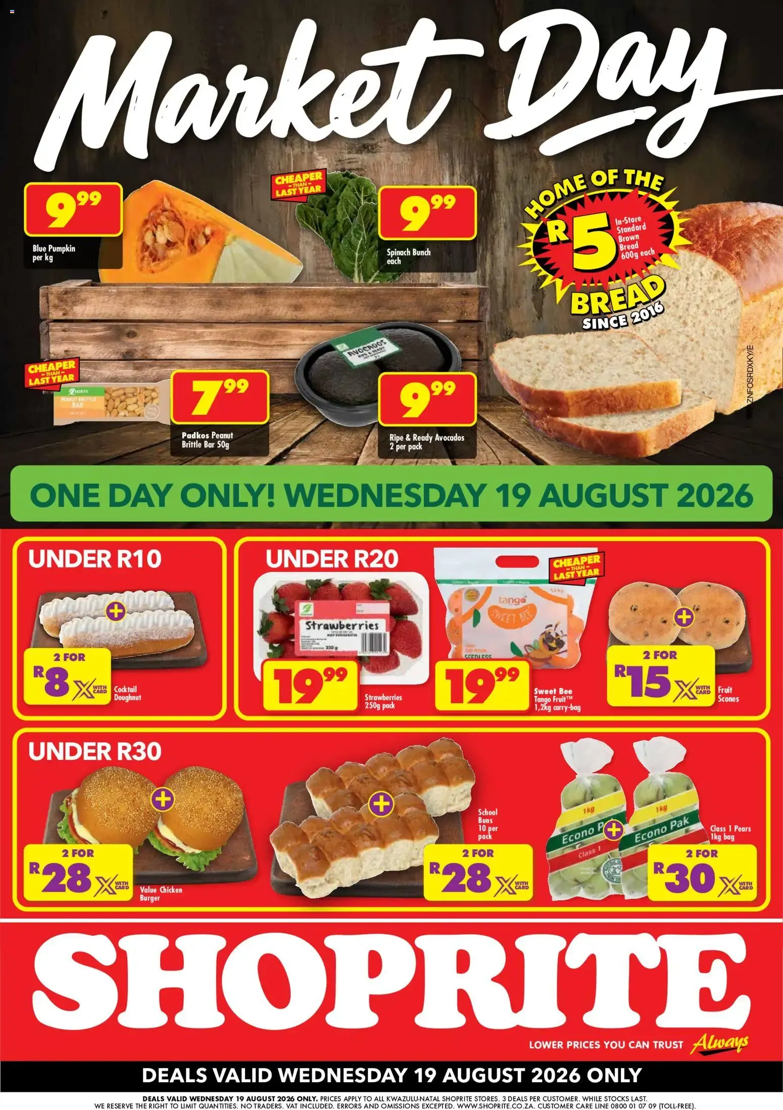 Shoprite Market Day Deals (19/08/2026 - 19/08/2026) → Online Catalogue
