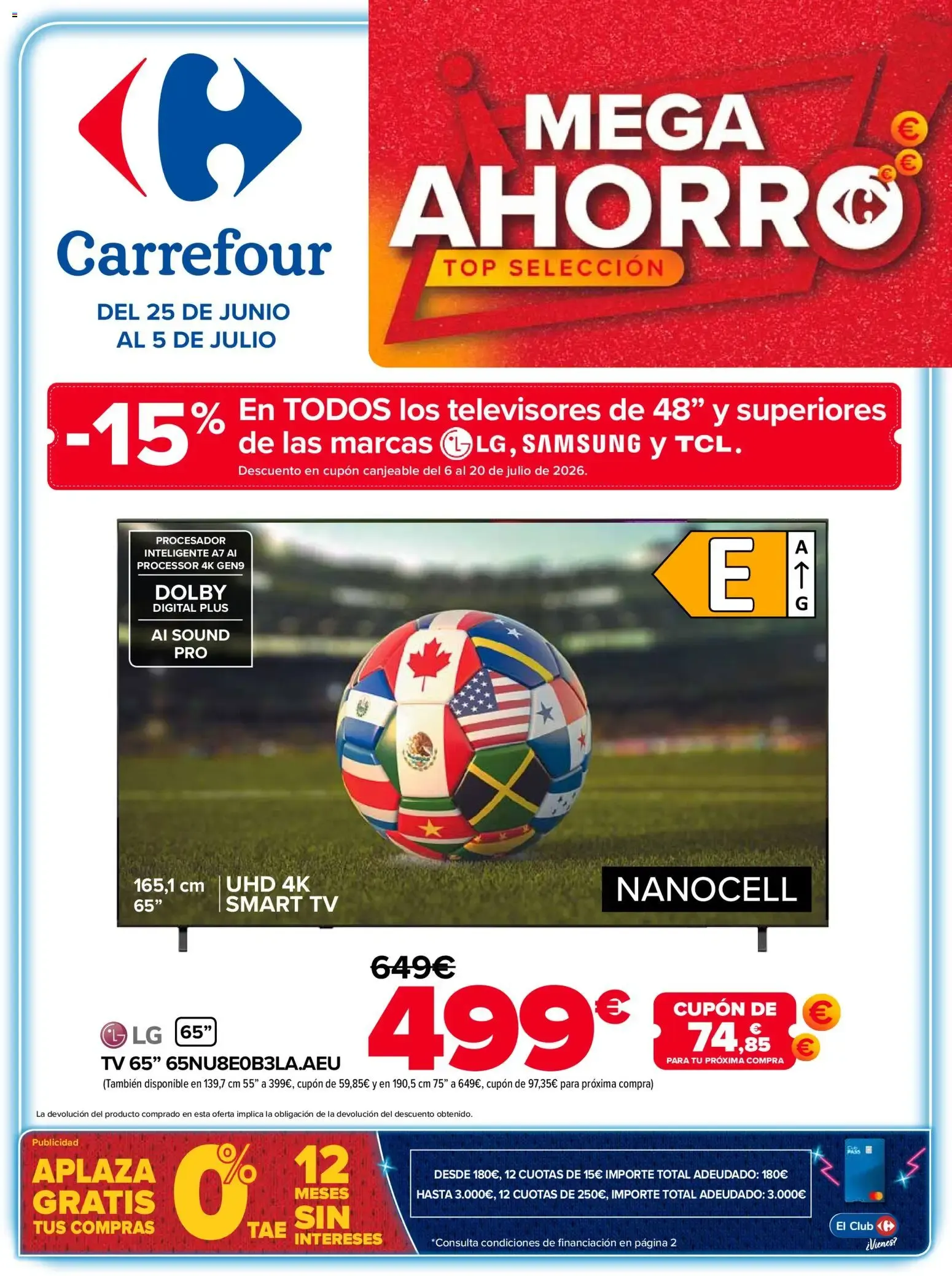 Catálogo de Carrefour Mega Ahorro del 25/06/2026 | Catálogo 25 de junio al 5 de julio 2026 - Página 1