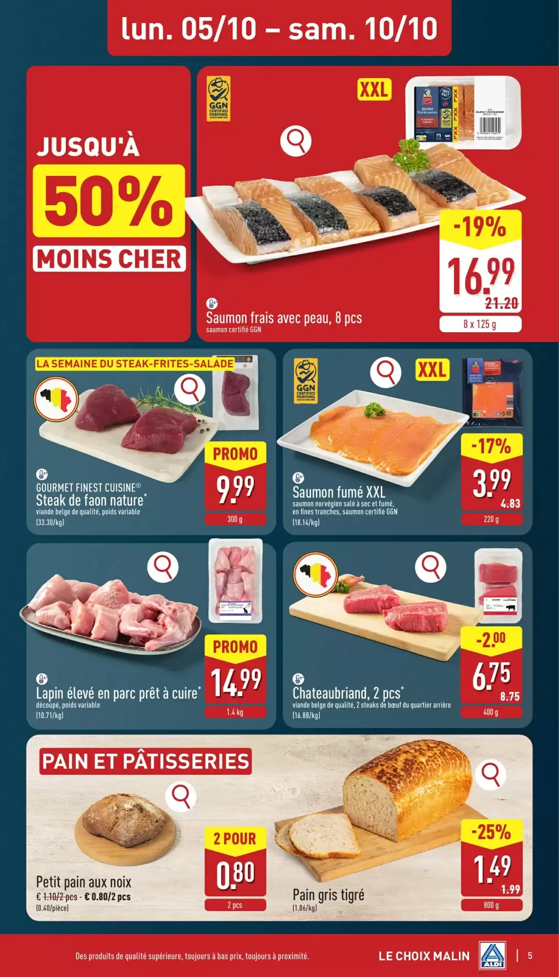 ALDI Dépliant du lun. 05/10 au sam. 10/10 inclus van 5 oktober tot 10 oktober 2026 - folder pagina 5