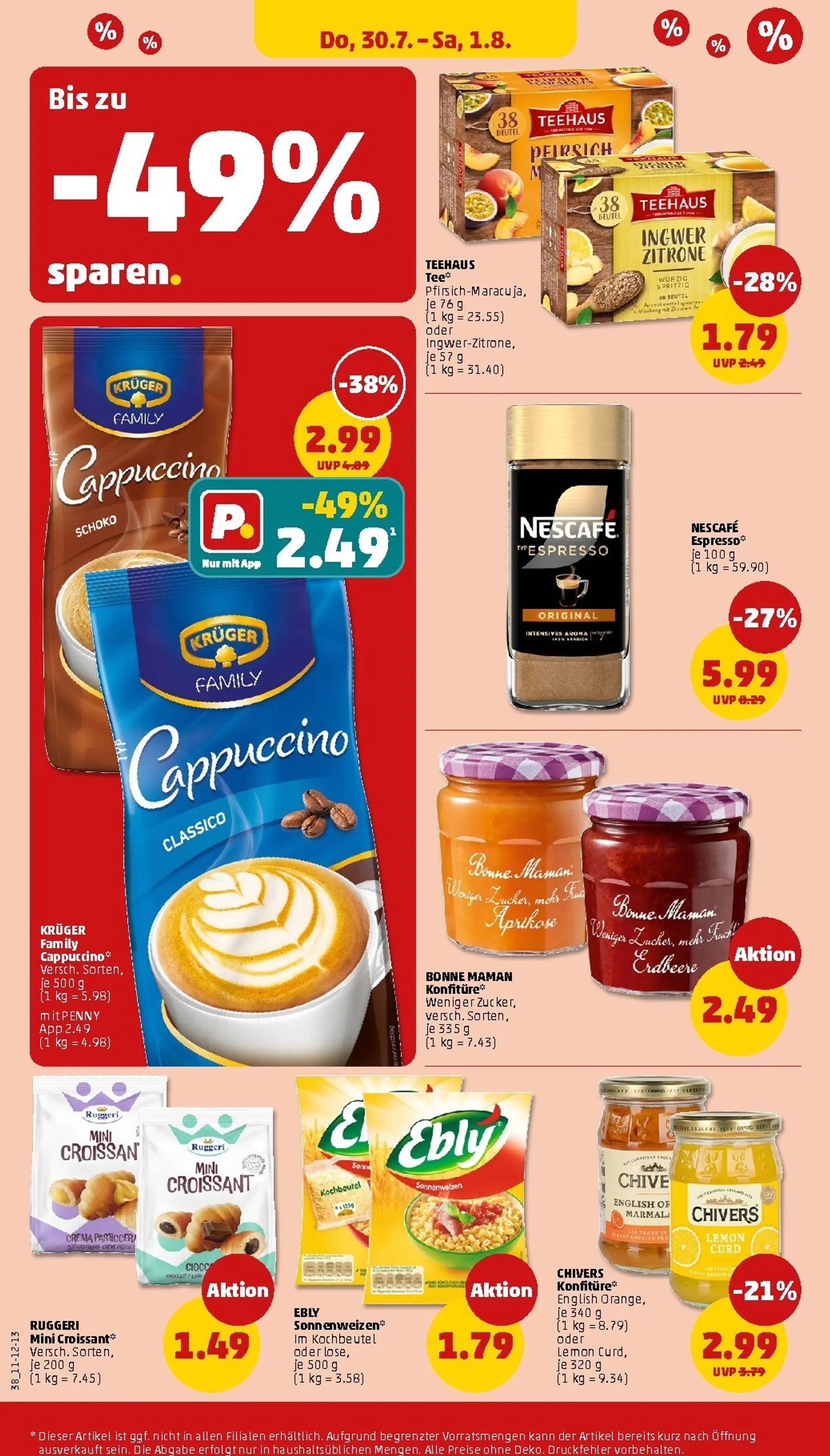 PENNY Prospekt nächste Woche – von Montag 27.07.2026 bis Samstag 01.08.2026 von 27. Juli bis 1. August 2026 - Prospekt seite 44