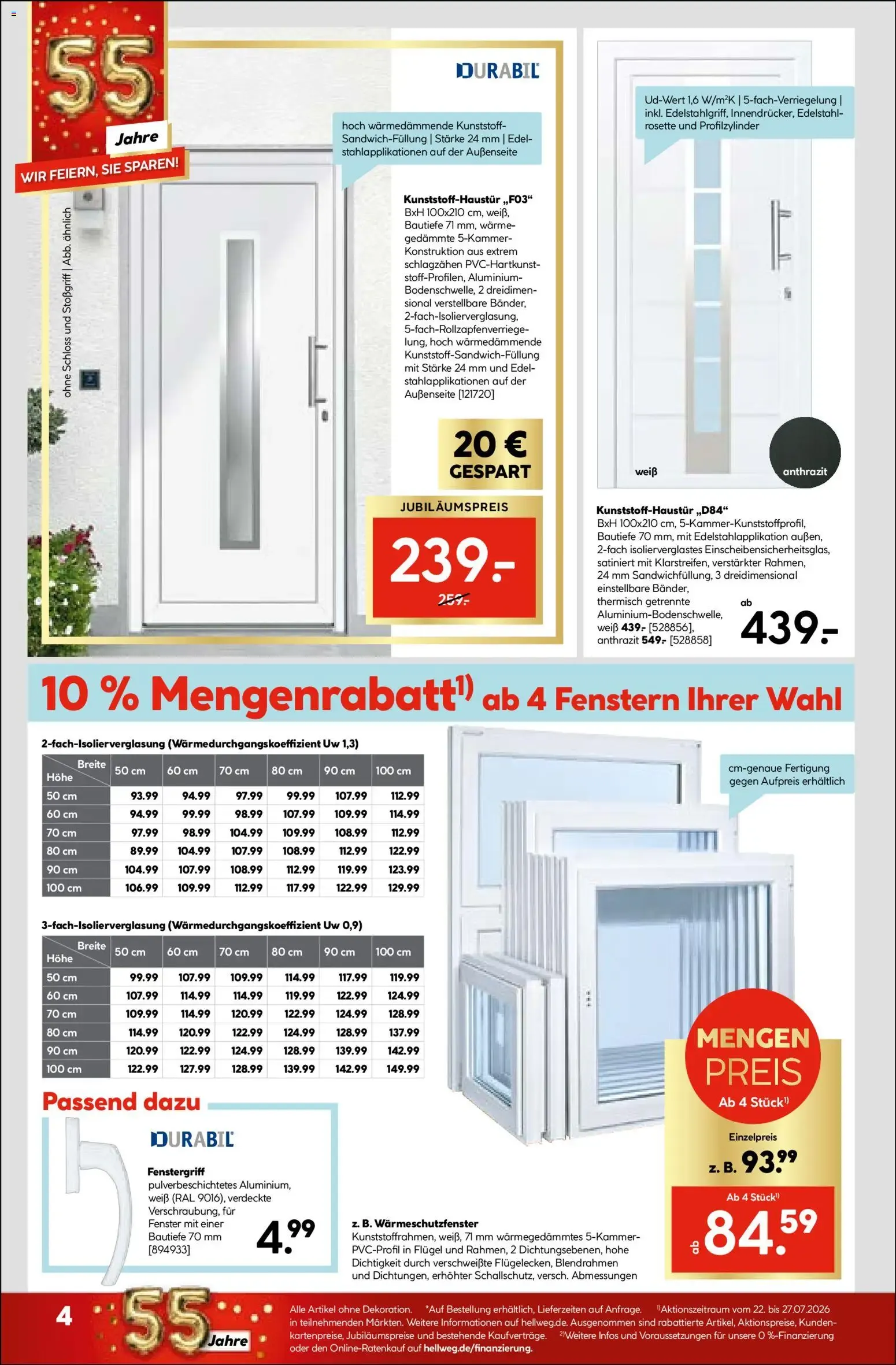 Hellweg: Bauprojekt & Angebote zum 55. Jubiläum von 22. Juni bis 27. Juni 2026 - Prospekt seite 4