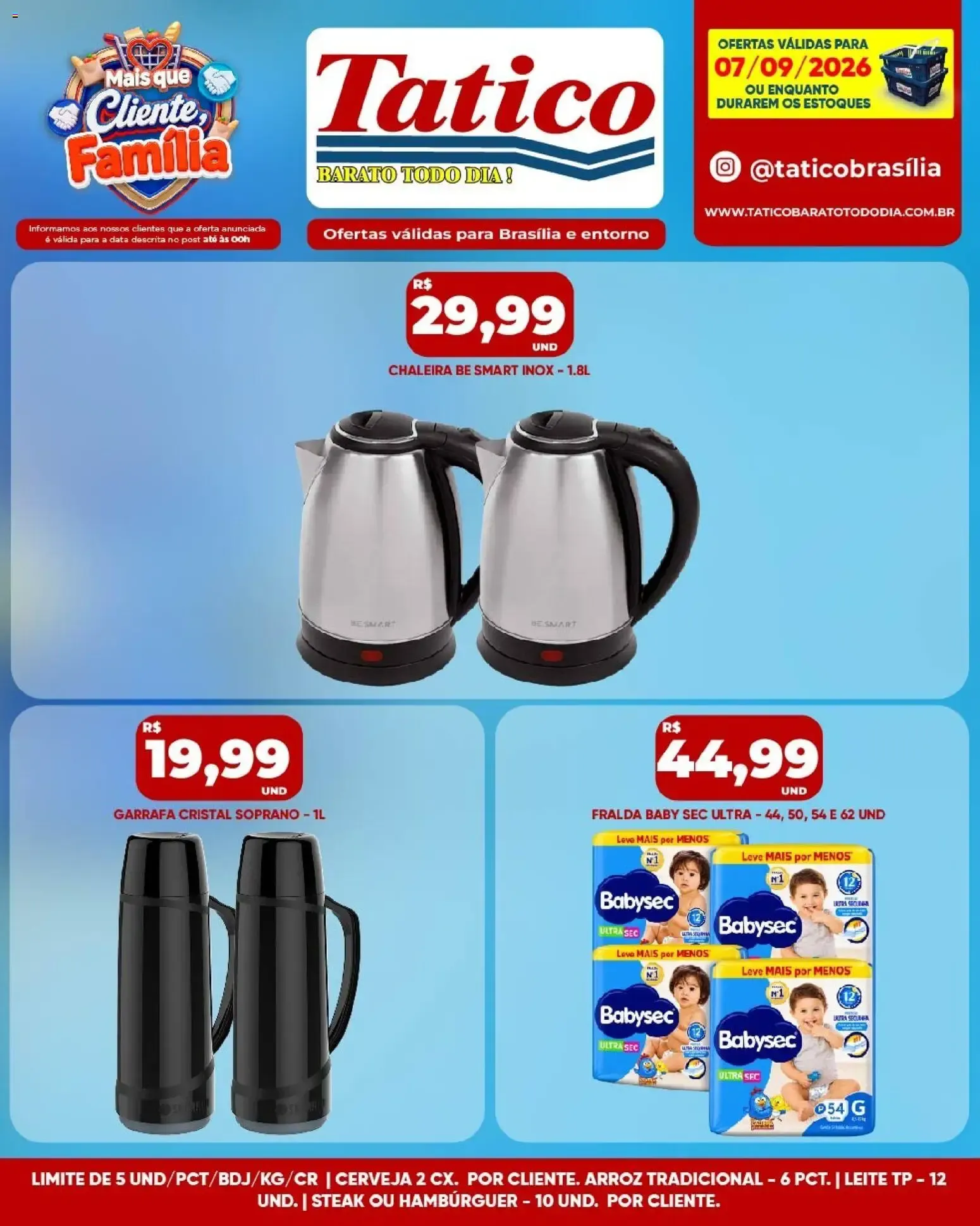 Encarte de Tatico ofertas do Dia de 07/09/2026 | Promoções Online 7 de setembro até 7 de setembro 2026 - Pagina 12