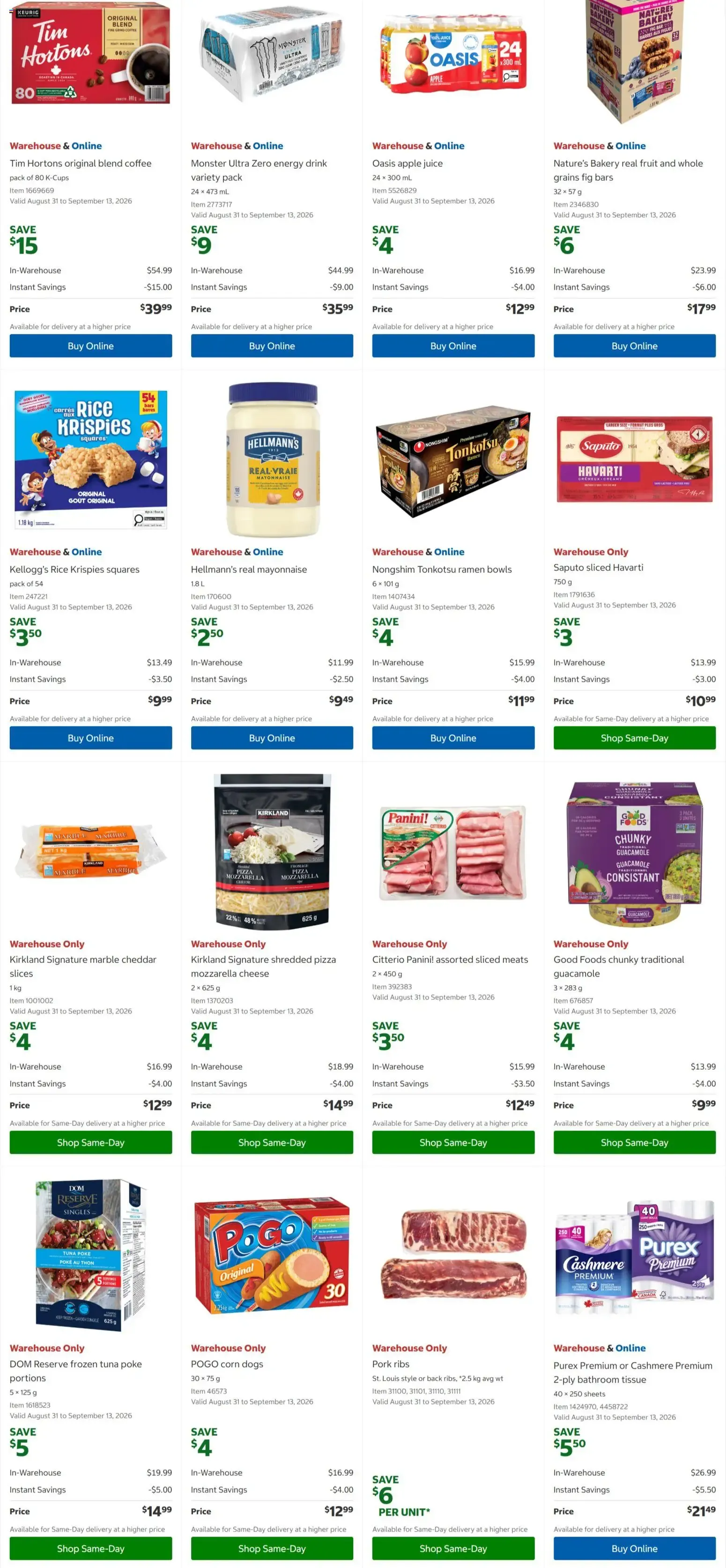 More Savings at Your Local Warehouse - 2 Week Offers from August 31 to September 13 2026 - flyer page 2