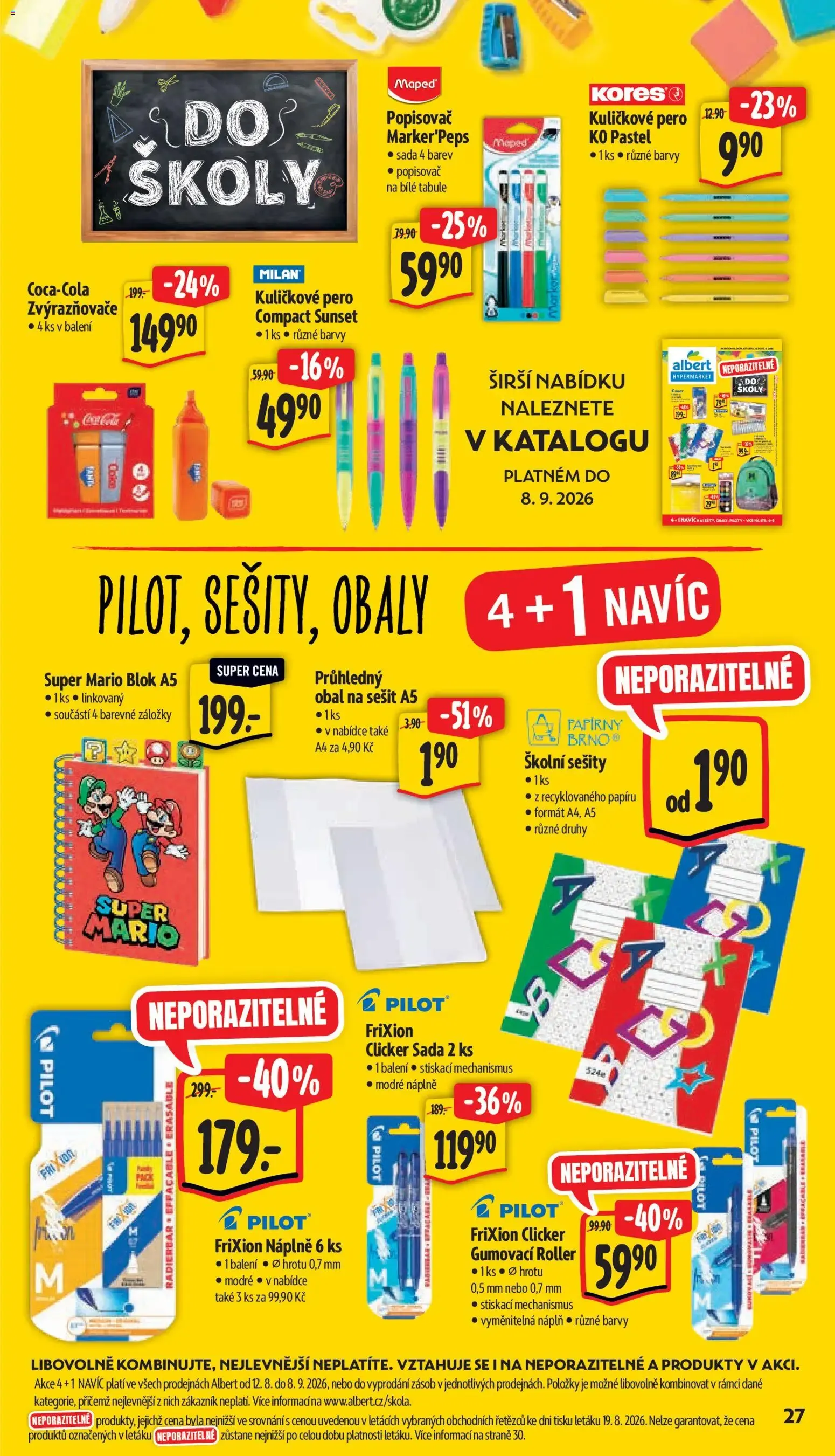 Albert leták - Hypermarket - Znojmo od 26.08.2026 - Akční leták - 26. srpna 8. září 2026 - Page 36