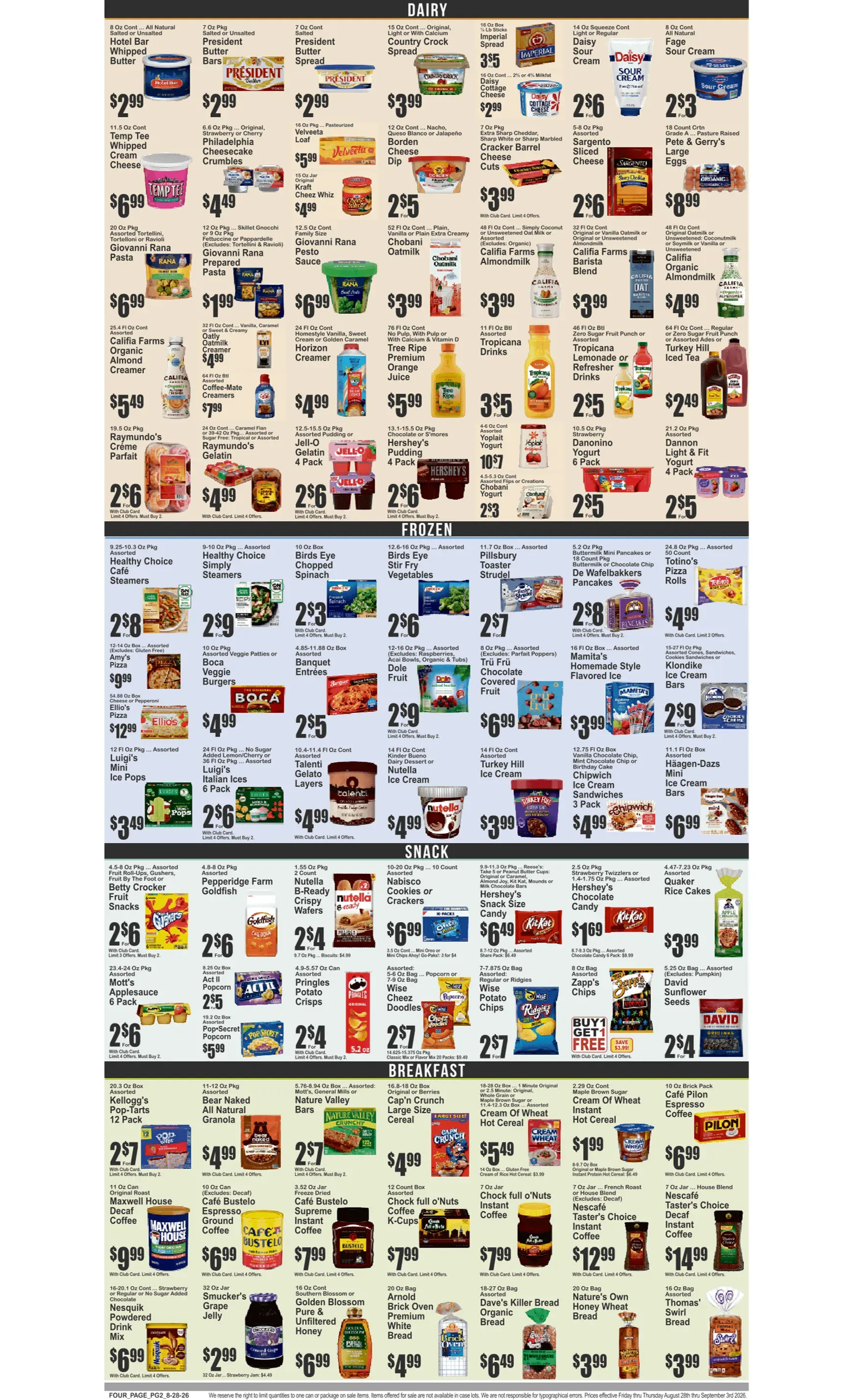 Weekly ad Current Key Food leaflet valid from Friday 08/28/2026 to Thursday 09/03/2026 from August 28 to September 3 2026 - Page 3