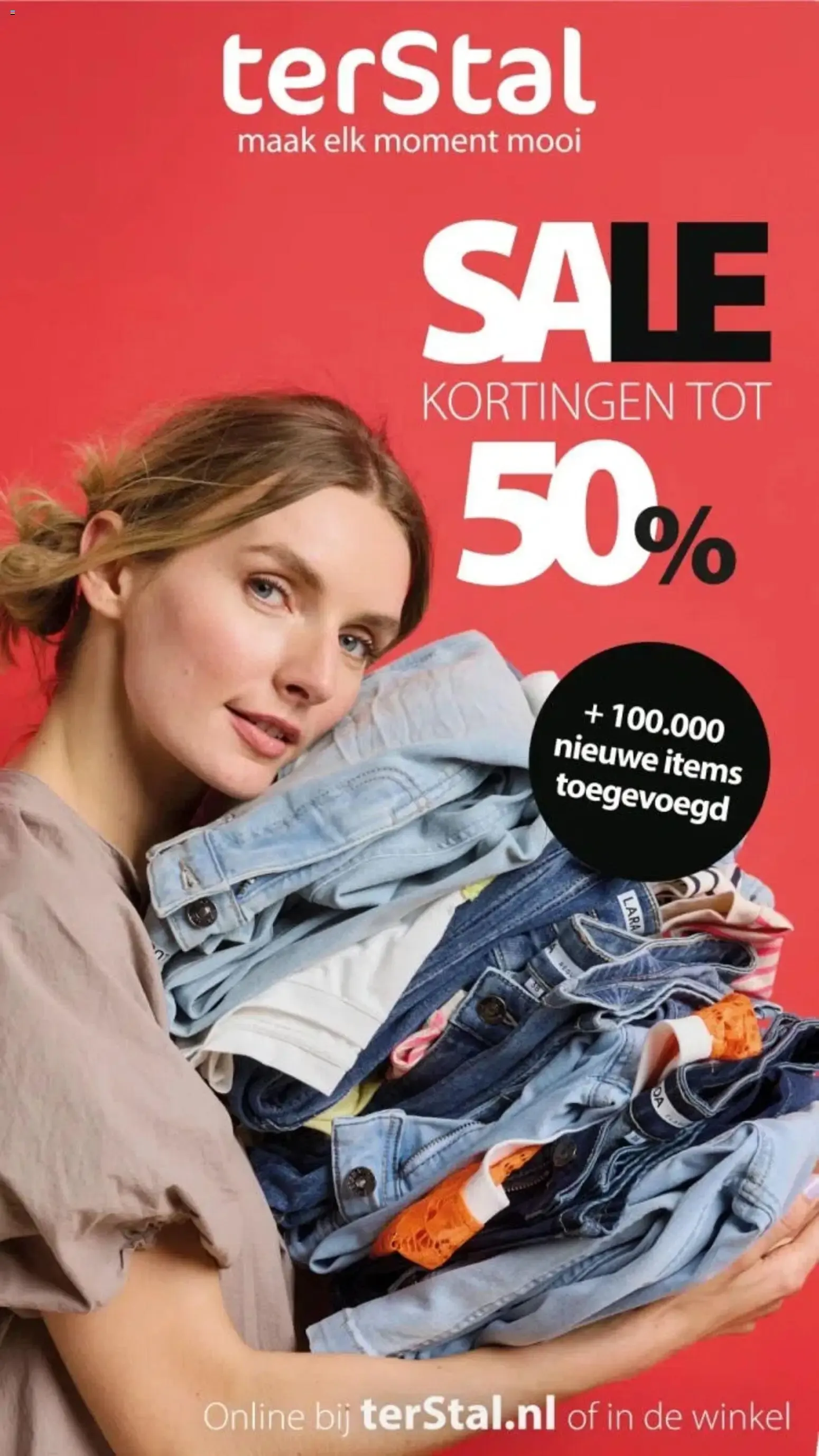 terStal: SALE KORTINGEN TOT 50% van 7 juli tot 13 juli 2026 - Folder pagina 1
