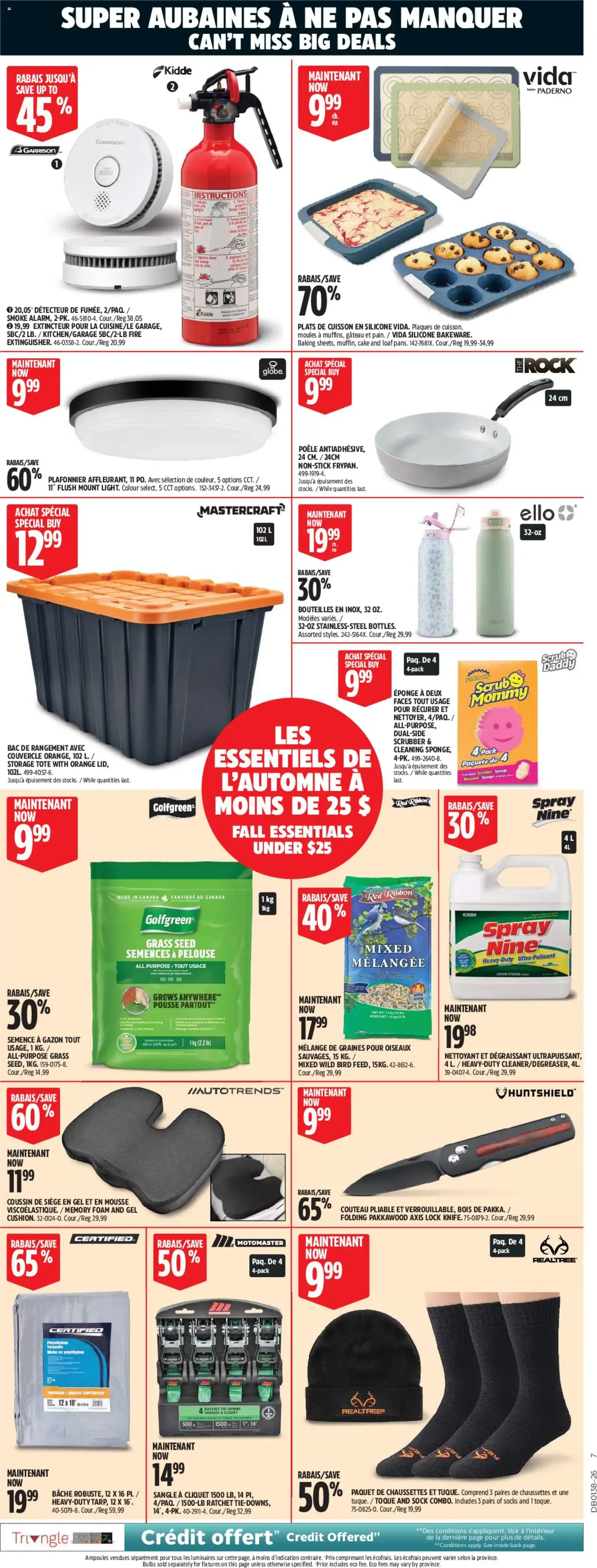Canadian Tire circulaire - Grand solde rouge from Sep 17, 2026 > weekly specials & deals from September 17 to September 27 2026 - flyer page 10