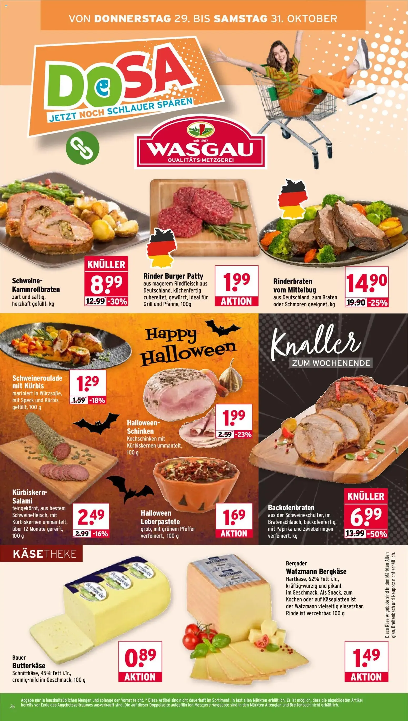 Wasgau Prospekt (ab 26.10.2026) zum Blättern von 26. Oktober bis 31. Oktober 2026 - Prospekt seite 25