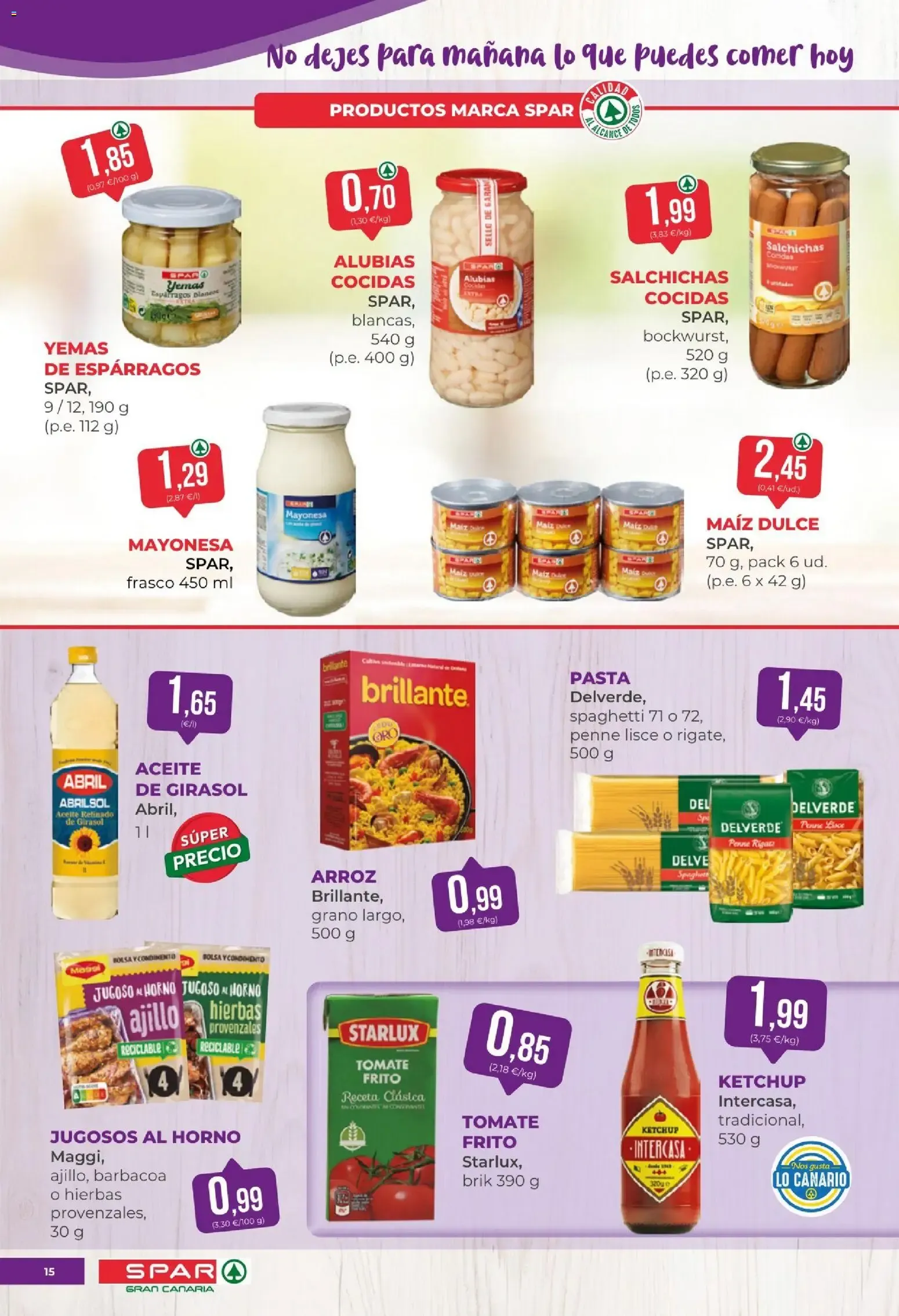 Catálogo de Spar Gran Canaria - 40 Años Cerca de ti 26 de junio al 9 de julio 2026 - Página 15