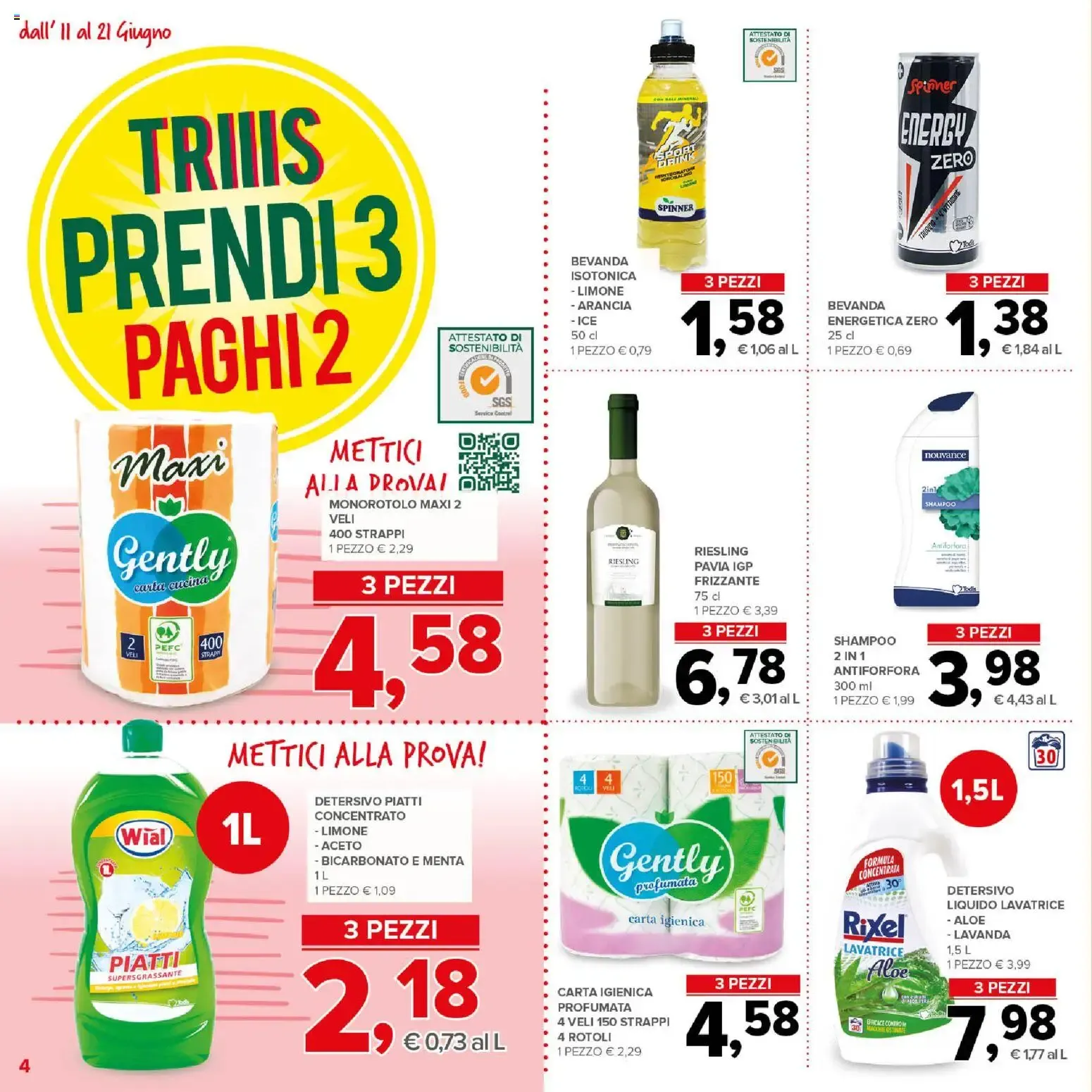 Nuovo Todis volantino dal 11/06/2026 > offerte anteprima 🛍️ da 11 giugno a 21 giugno di 2026 - Pagina del volantino 4