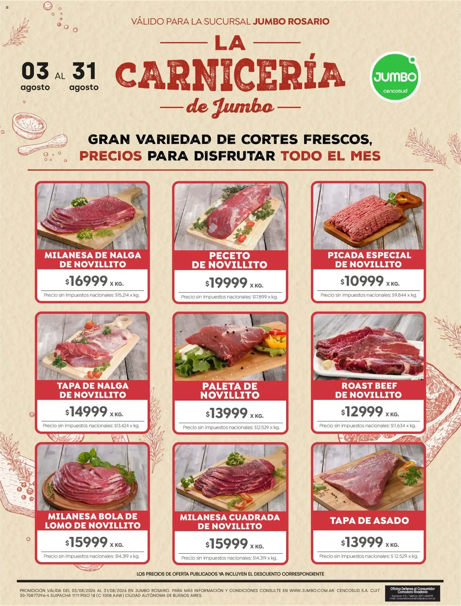 Ofertas de Jumbo - La Carnicería de Jumbo del 03/08/2026 - 31/08/2026 3 de agosto al 31 de agosto 2026 - Página 3 del catálogo