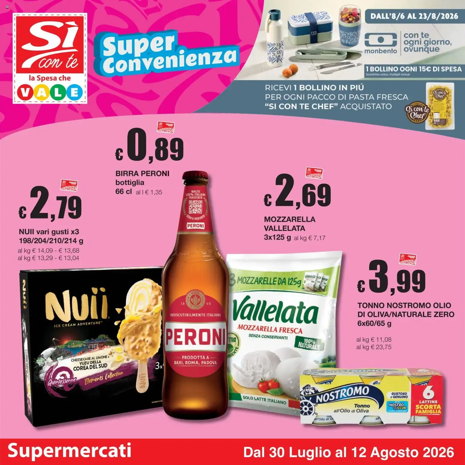 Sì con Te volantino dal 30/07/2026 - online Offerte da 30 luglio a 12 agosto di 2026 - Pagina del volantino 1
