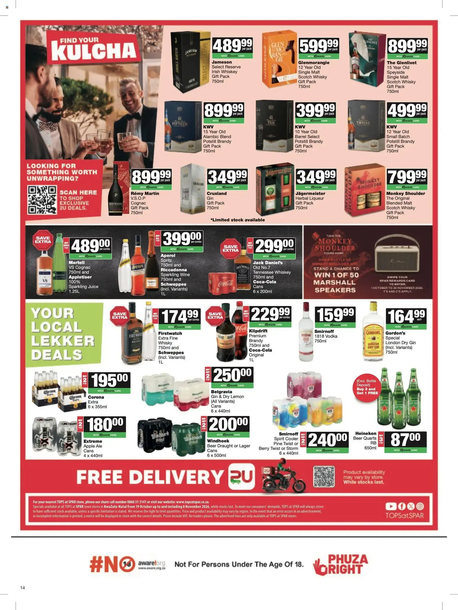 Spar Specials (19/10/2026 - 08/11/2026) Online from 19 October to 8 November 2026 - Catalogue Page 14