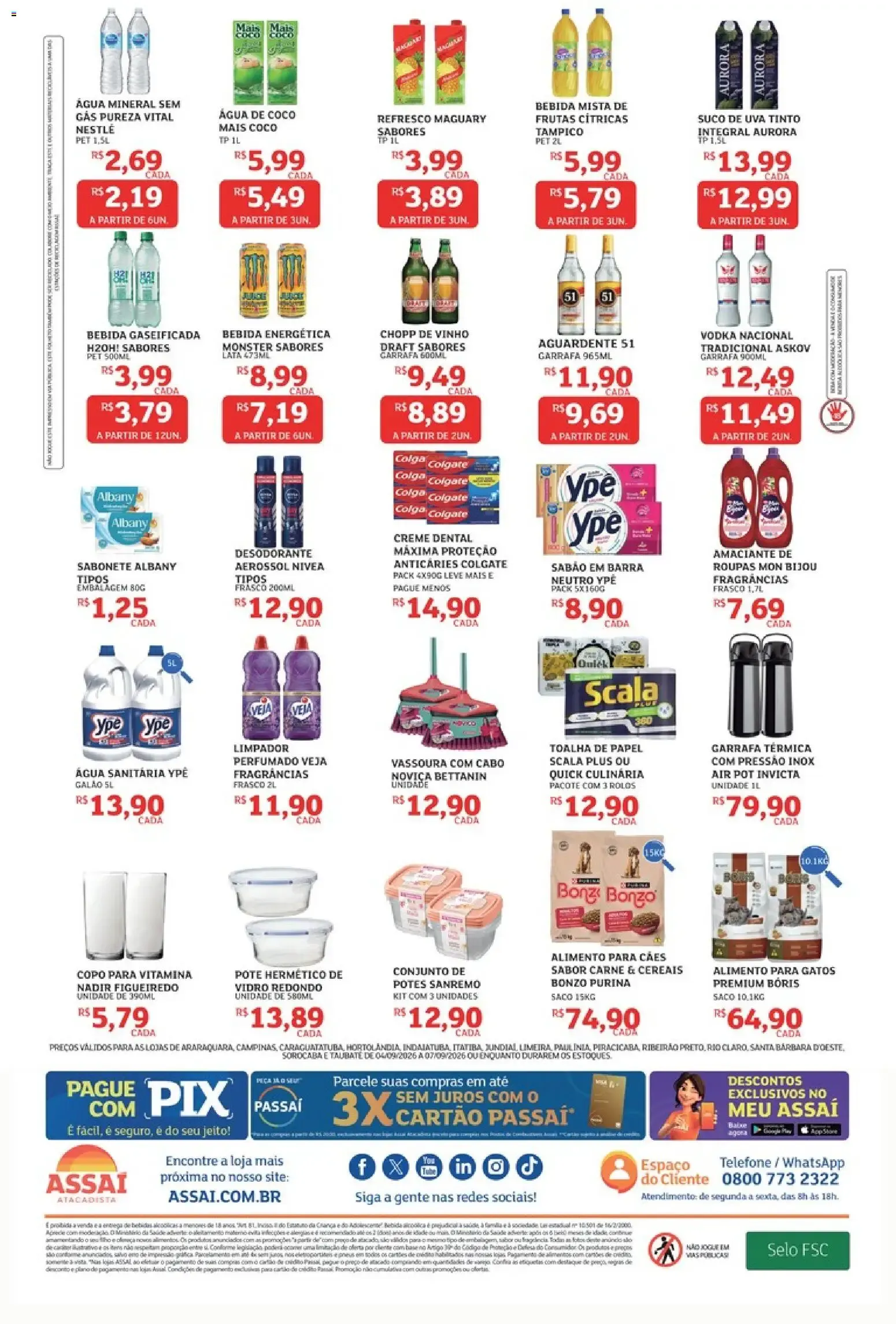 Encarte de Assaí Atacadista ofertas - SP de 04/09/2026 | Promoções Online 4 de setembro até 7 de setembro 2026 - Pagina 4