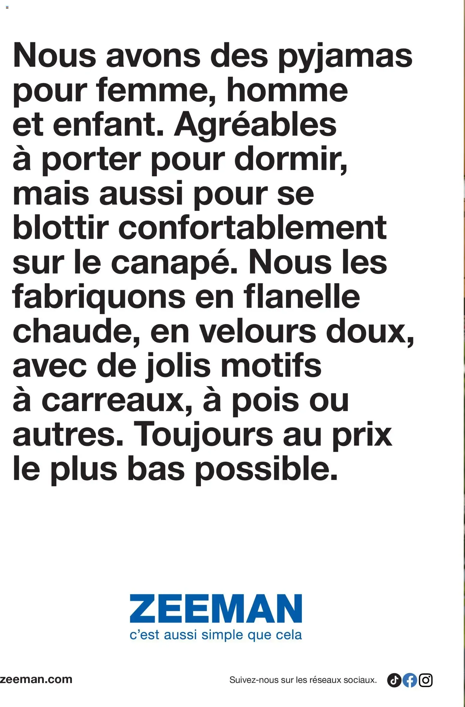 Cette semaine : des pyjamas chauds pour tout le monde. du 24 octobre au 6 novembre 2026 - Catalogue page 2