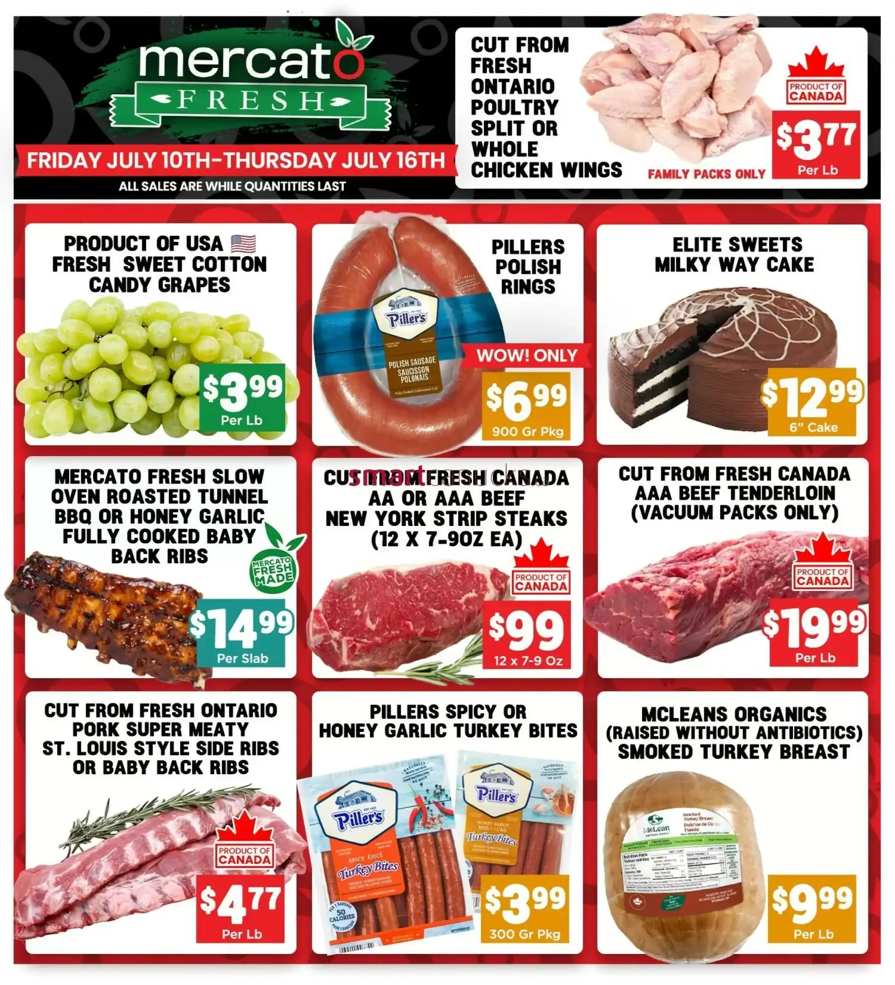 Mercato Fresh flyer week 28 from July 10 to July 16 2026 - flyer page 1