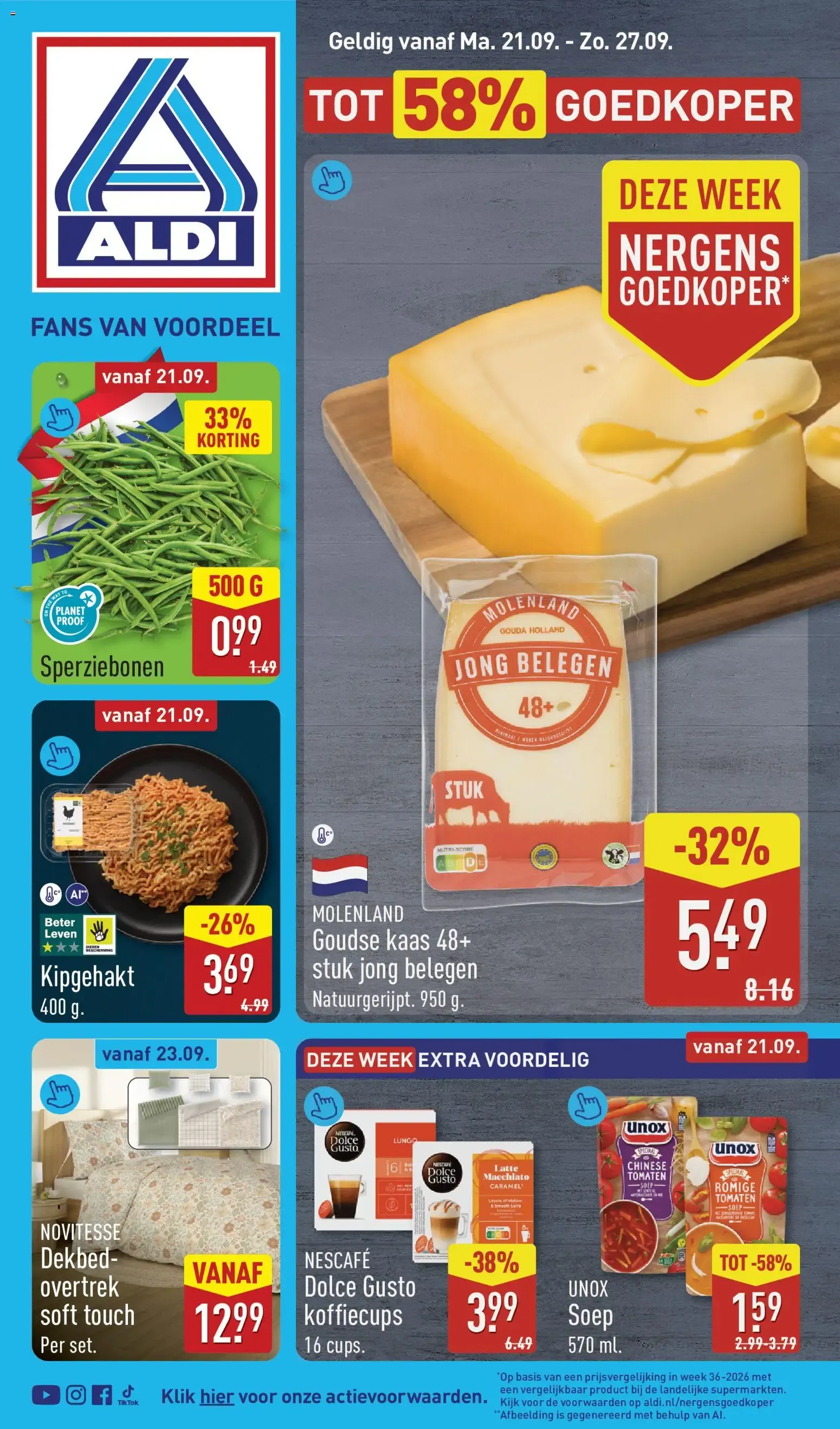 Aldi folder vanaf 21-09-2026 (volgende, deze week) van 21 september tot 27 september 2026 - Folder pagina 1