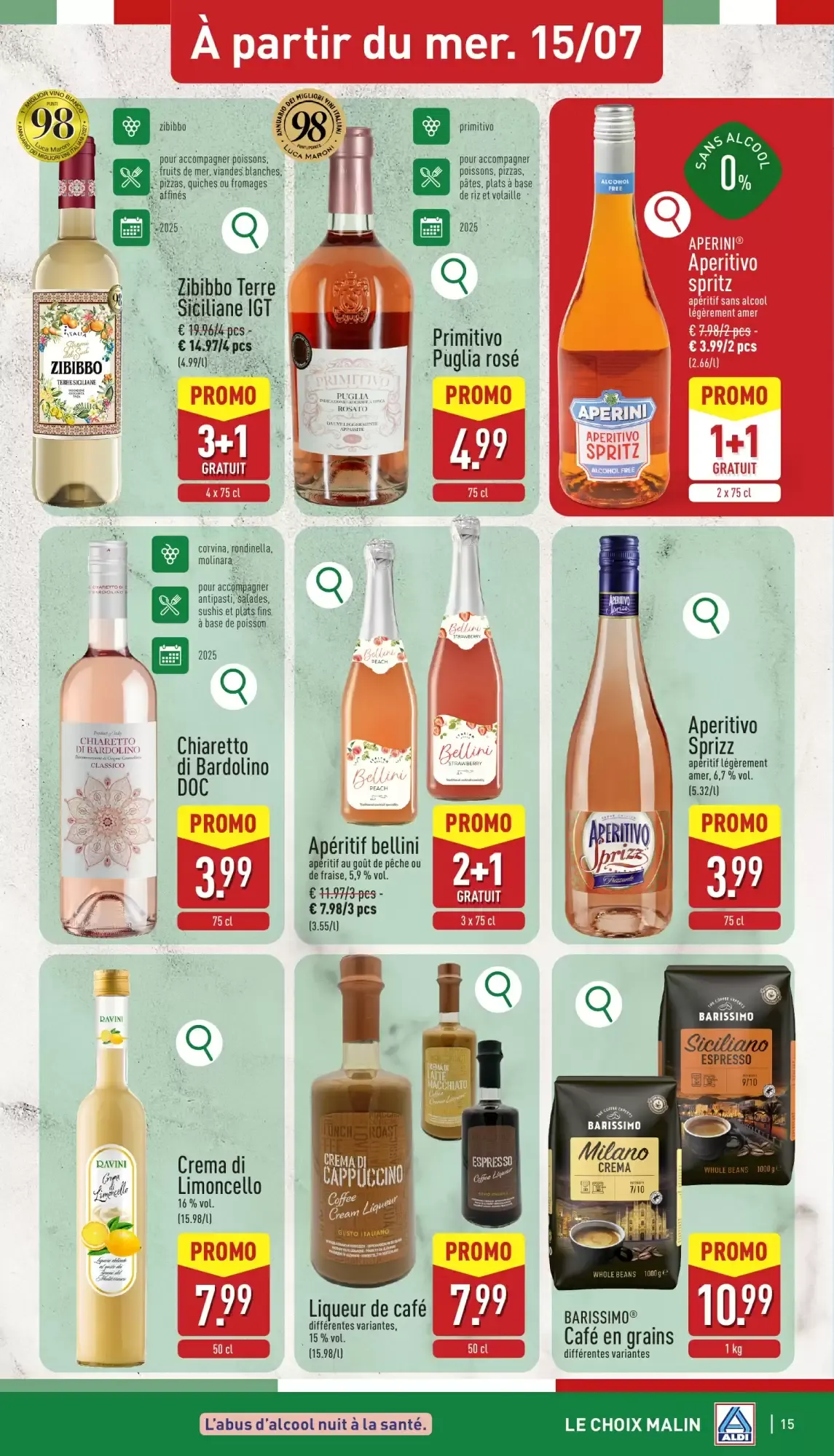 ALDI Dépliant du 13/07 au 18/07 van 13 juli tot 18 juli 2026 - folder pagina 15
