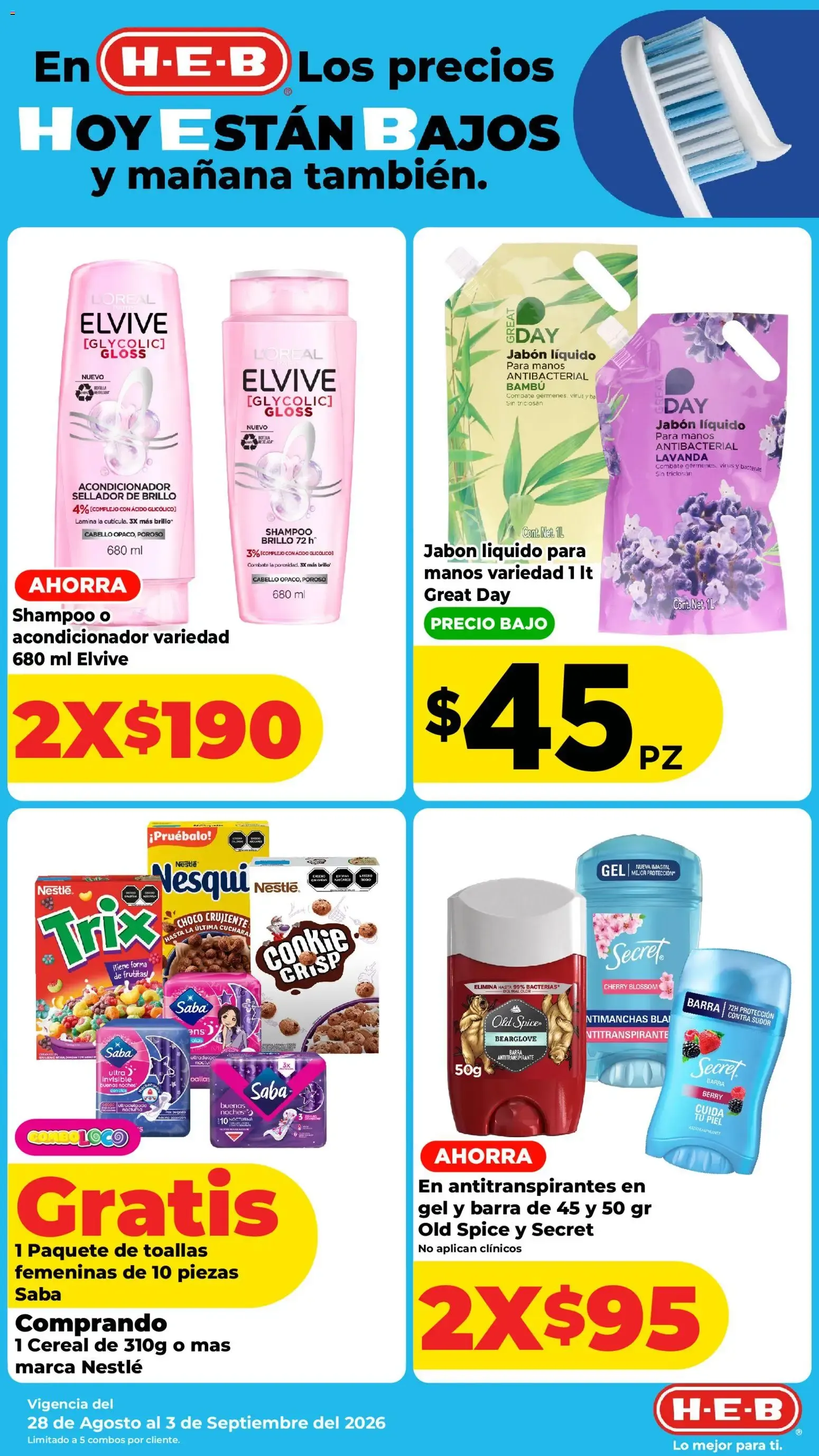 Catálogo de H-E-B: Los precios hoy están bajos y mañana también 28 de agosto al 31 de agosto 2026 - Pagina 9